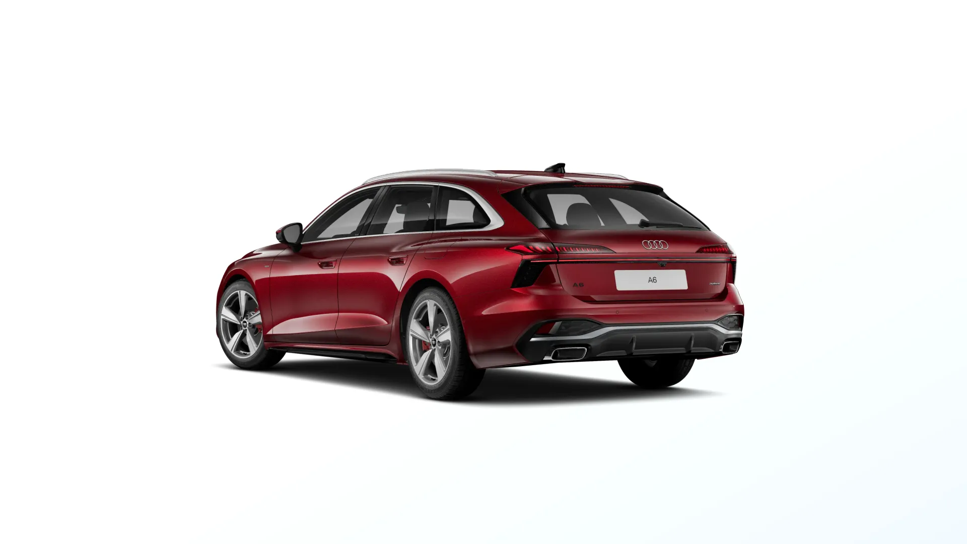 A6 Avant, A6 Avant S line e-hybrid, Červená Grenadine, back