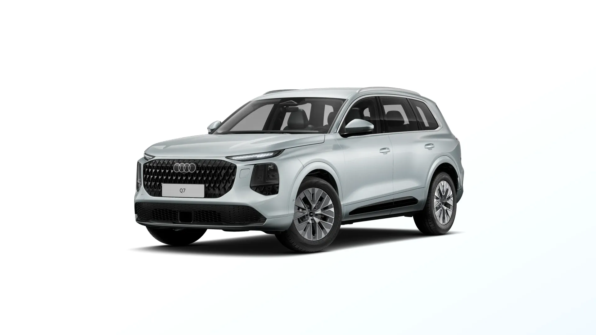 Q7 SUV, Q7 SUV, Stříbrná Satellit, front