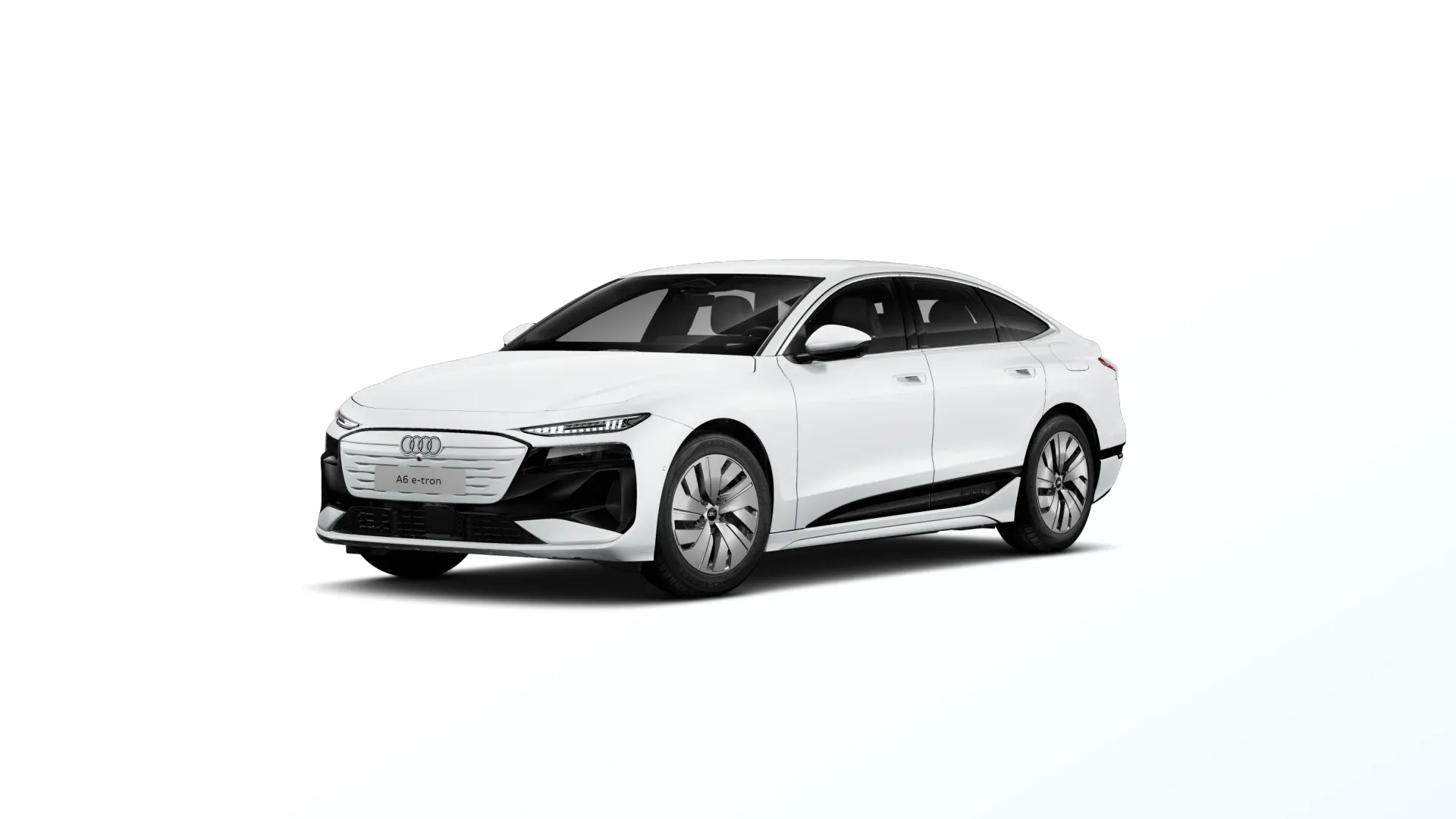 A6 Sportback e-tron, A6 Sportback, Bílá Gletscher, front