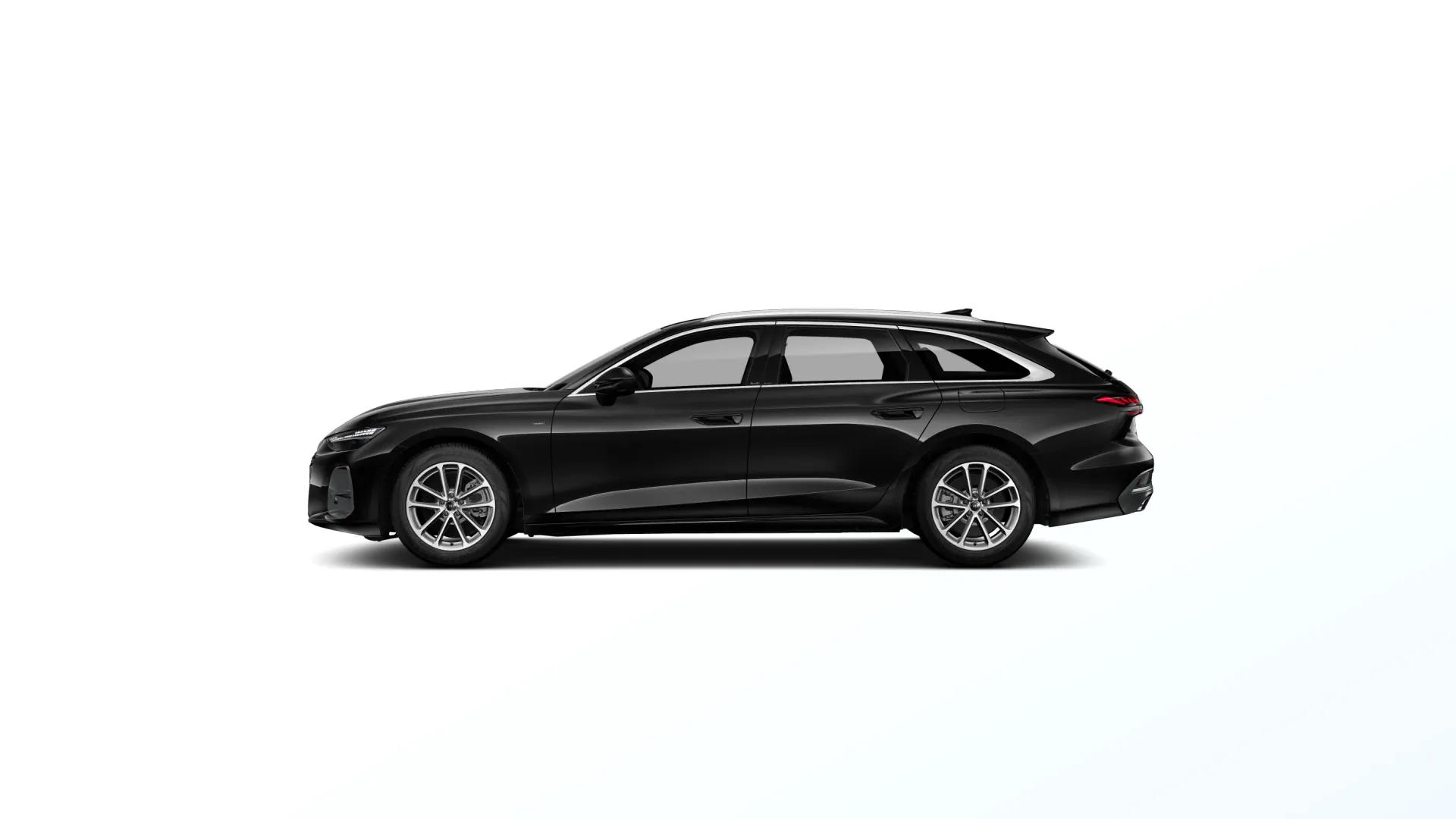 A6 Avant, A6 Avant e-hybrid, Černá Mythos, side