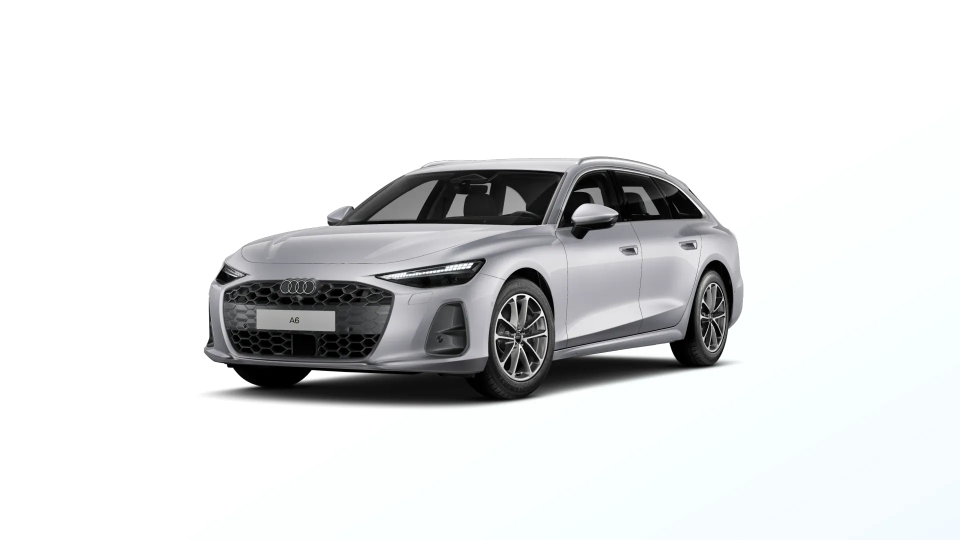 A6 Avant, A6 Avant, Stříbrná Florett, front