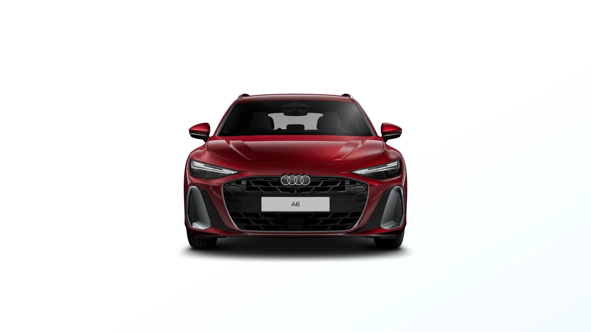 A6 Avant, A6 Avant S line e-hybrid, Červená Grenadine, directfront