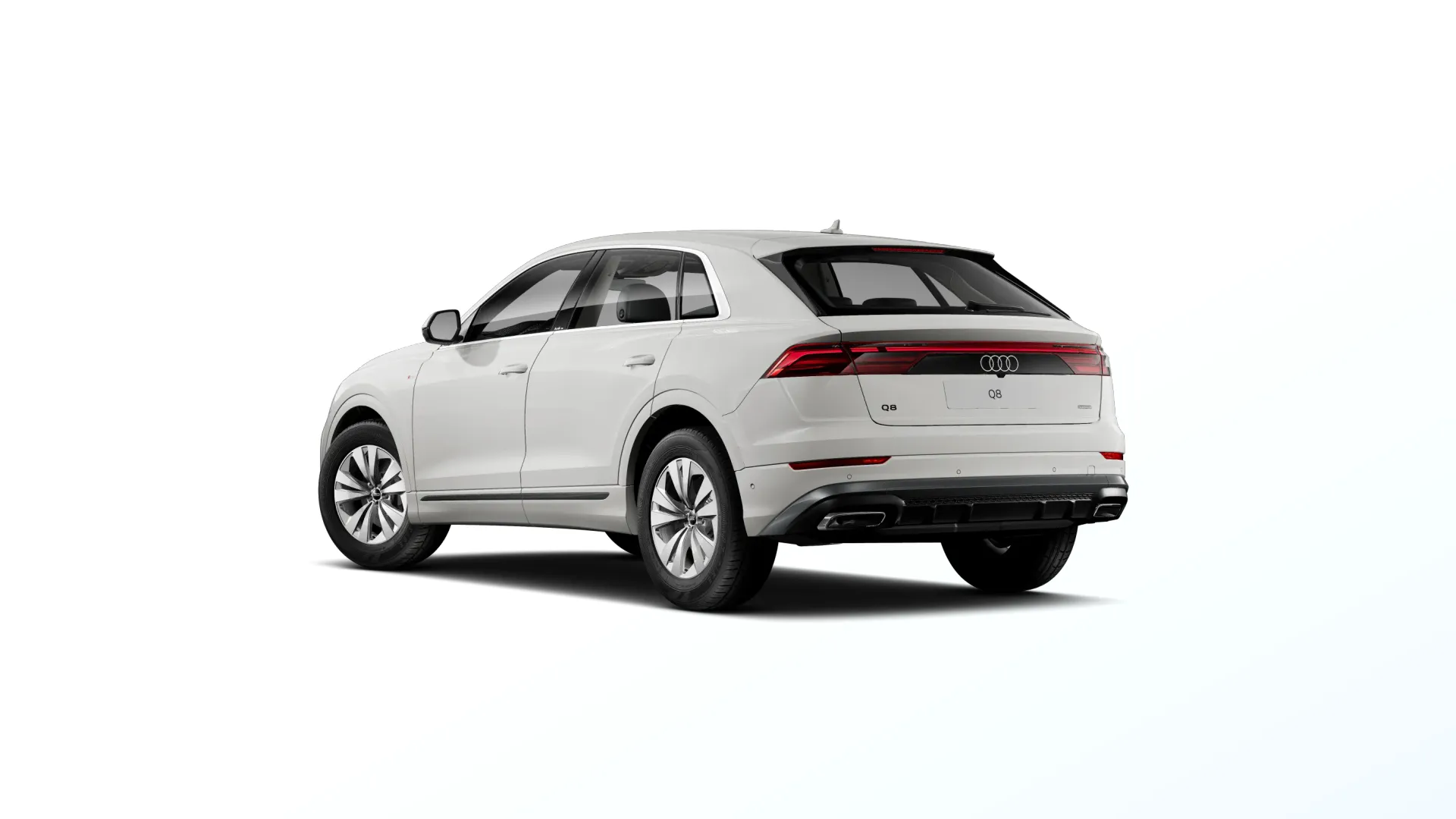 Q8 SUV, Q8 SUV, Bílá Carrara, back