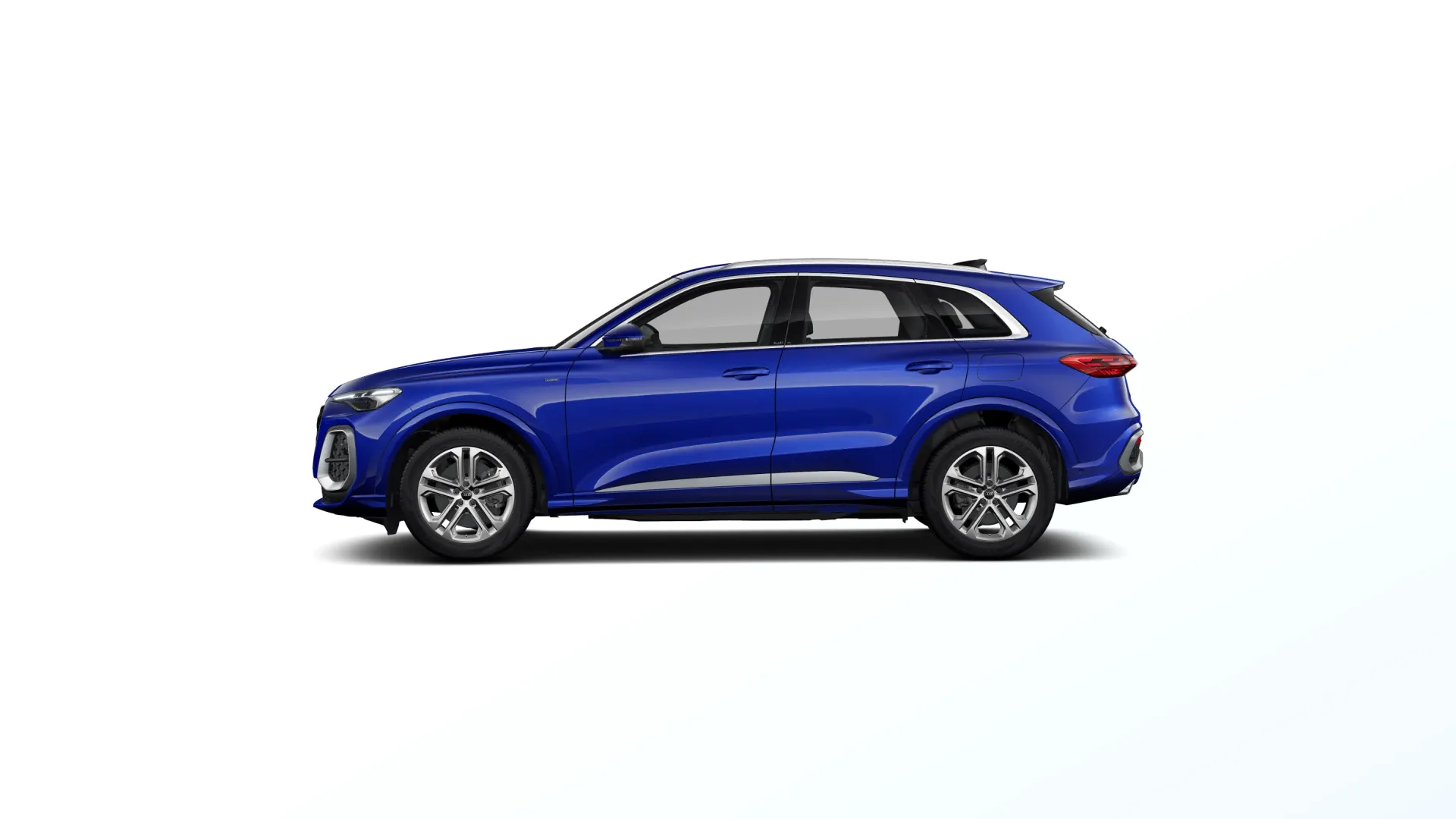 Q5, Audi Q5 e-hybrid, Modrá Ultra, side