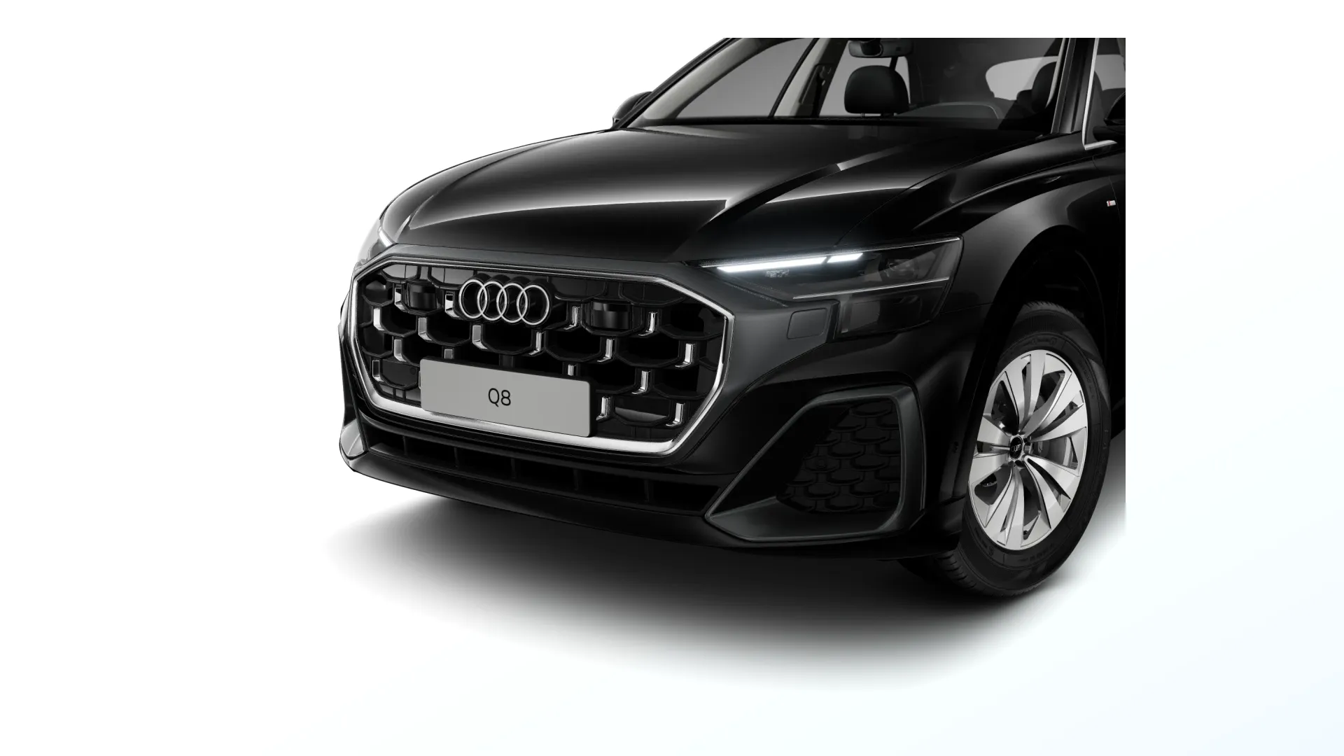 Q8 SUV, Q8 SUV, Černá Mythos, headlight