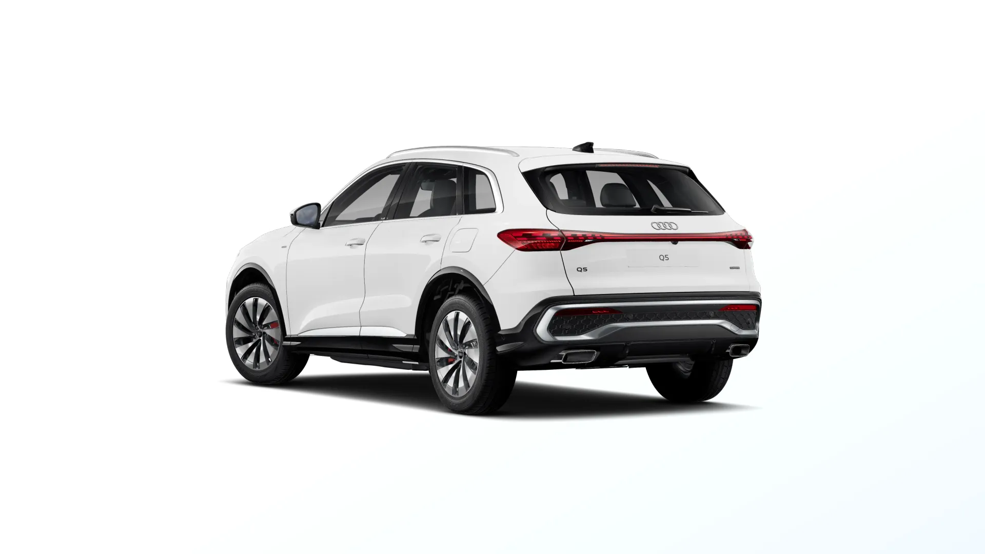 Q5, Audi Q5 S line e-hybrid, Bílá Arkona, back