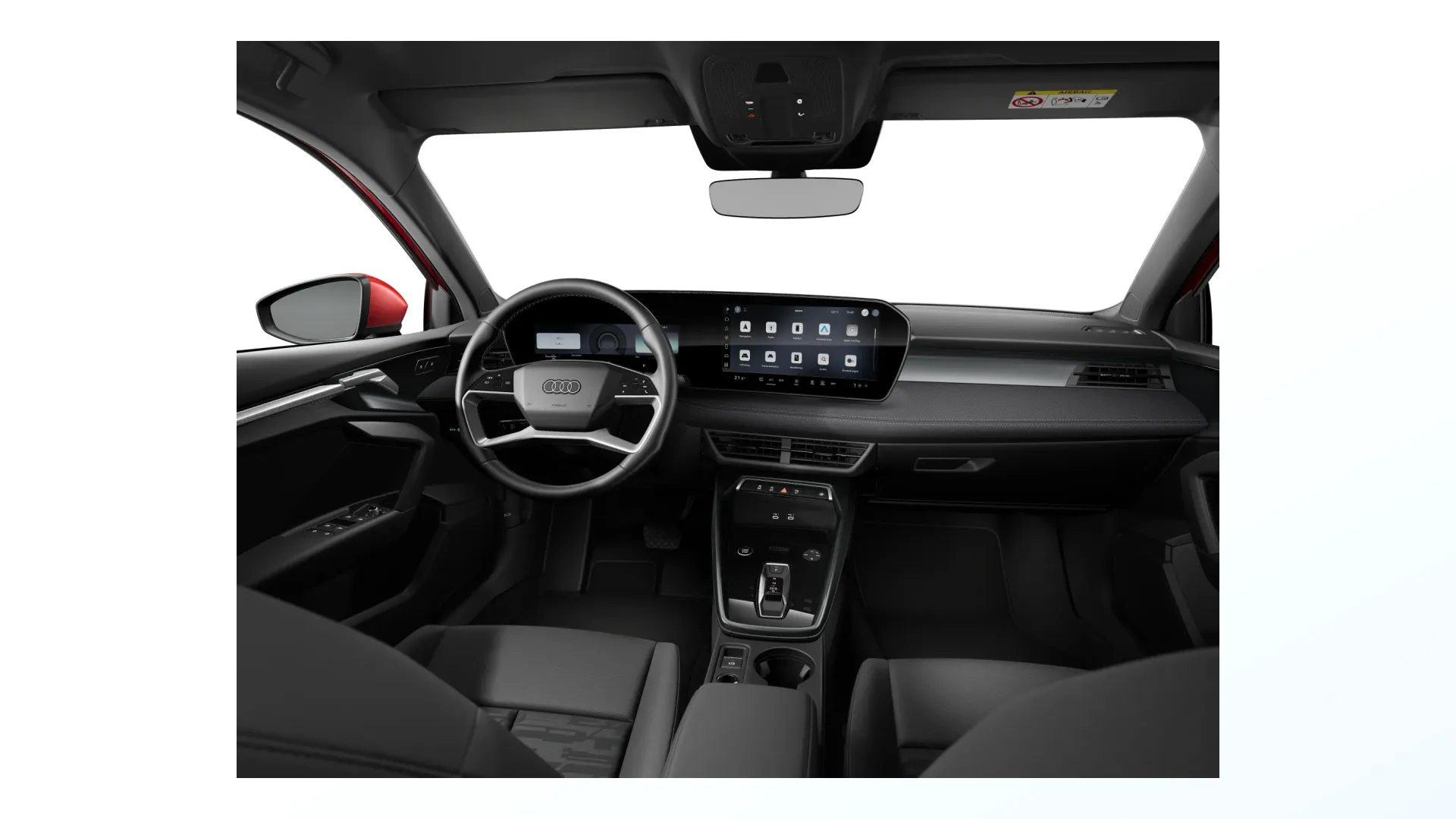 A3 Sportback, A3 Sportback, Červená Progressive, interiér černá, interiorfront