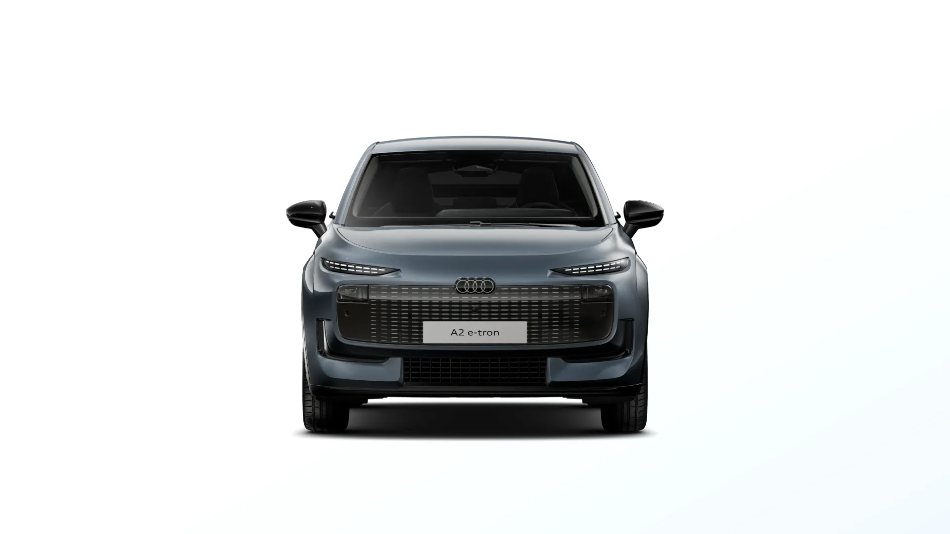 A2 e-tron, Audi A2 e-tron Edition One, Modrá Horizon, directfront