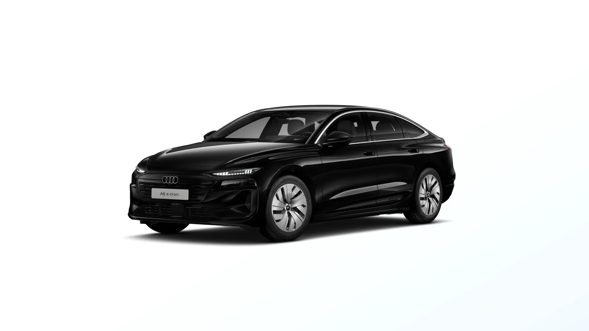 A6 Sportback e-tron, A6 Sportback, Černá Mythos, front