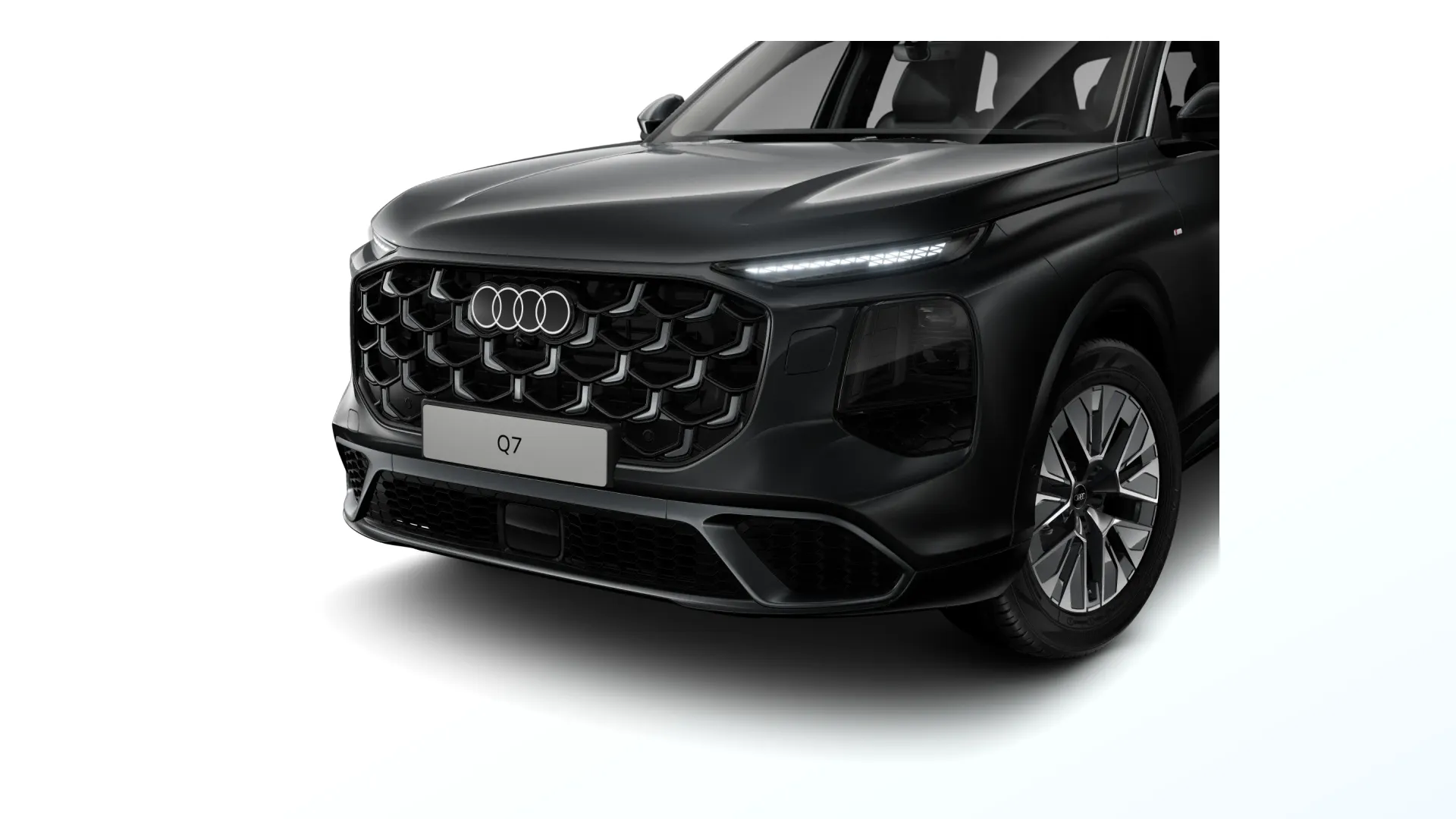 Q7 SUV, Q7 SUV, Šedá Daytona, headlight