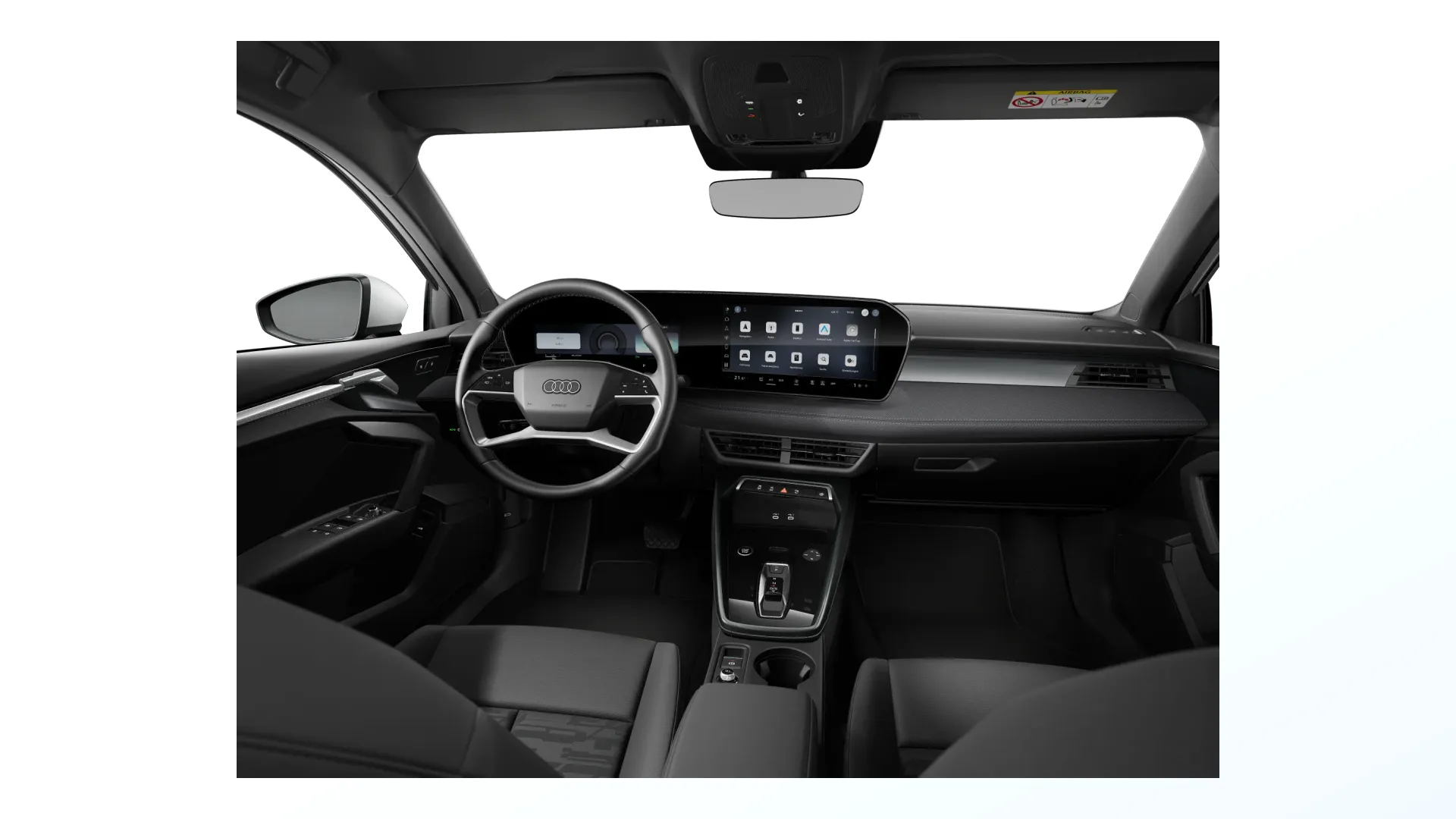 A3 Limuzína, A3, interiér černá, interiorfront