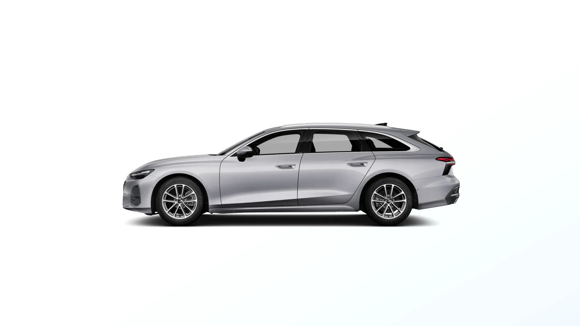 A6 Avant, A6 Avant, Stříbrná Florett, side