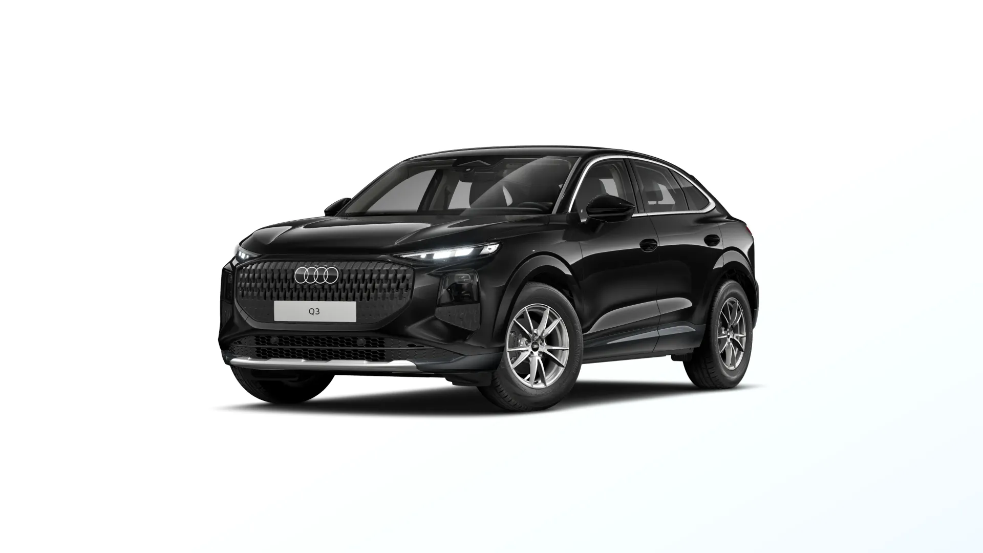 Q3 Sportback, Audi Q3, Černá Mythos, front