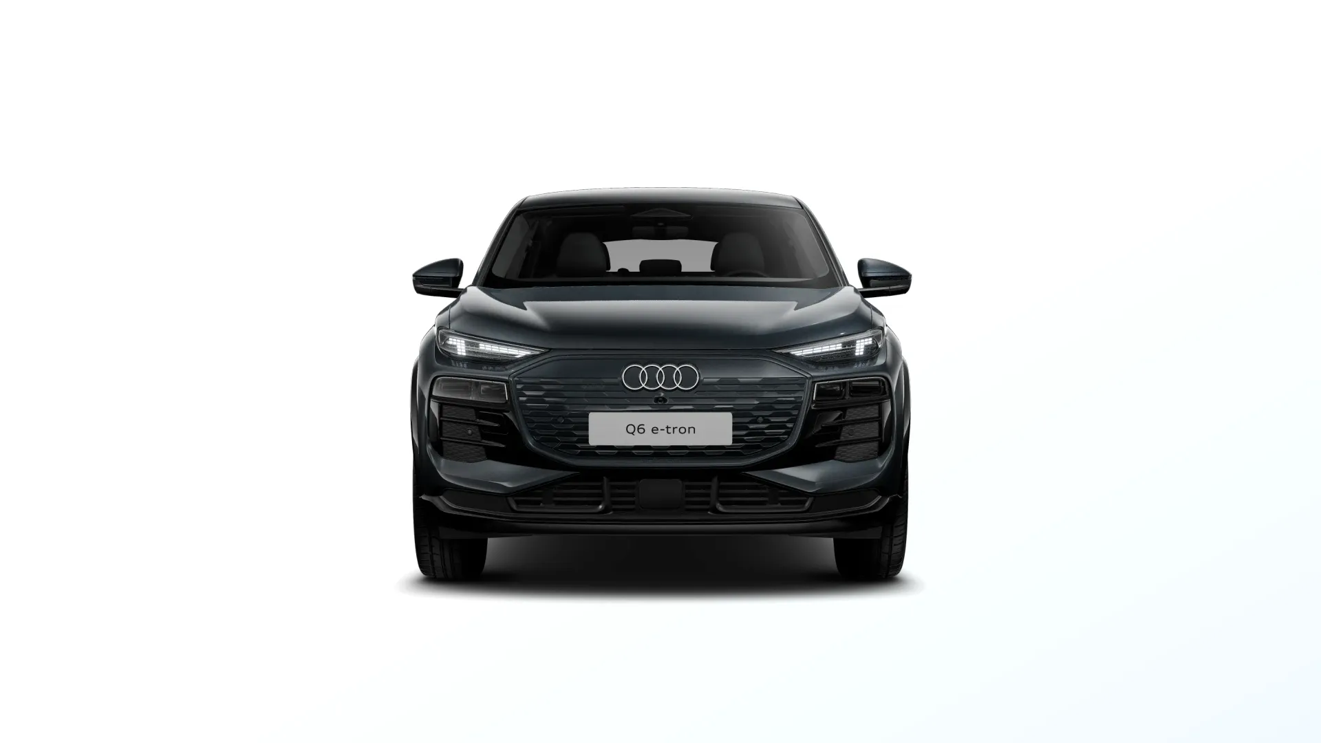 Q6 Sportback e-tron, Q6 e-tron Sportback, Šedá Manhattan, directfront
