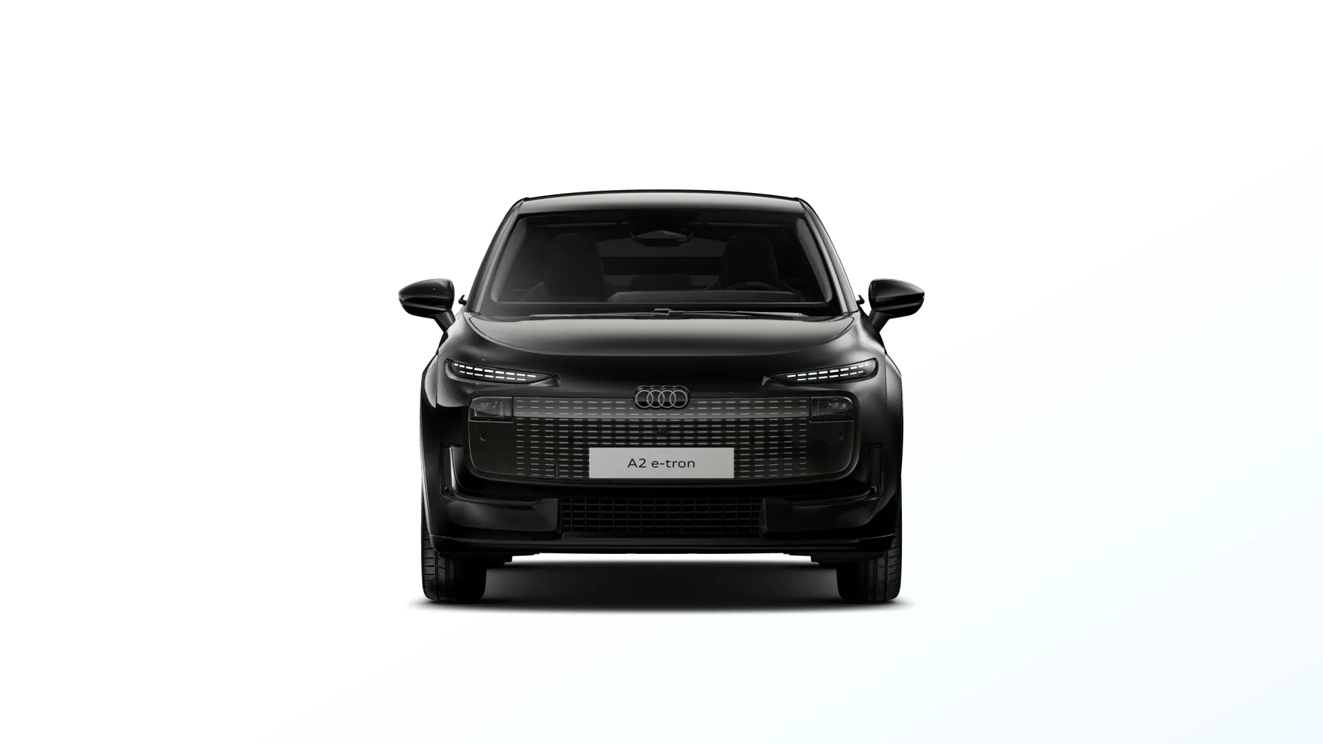 A2 e-tron, Audi A2 e-tron Edition One, Černá Mythos, directfront