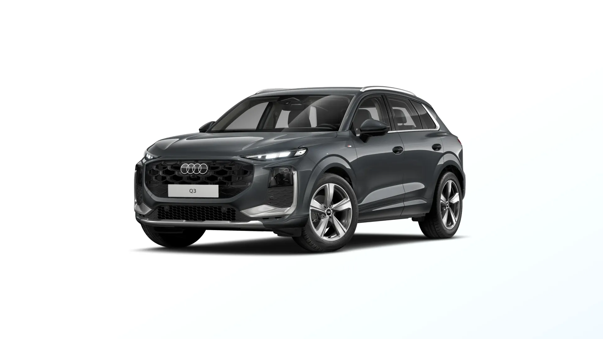 Q3, Audi Q3, Šedá Daytona, front