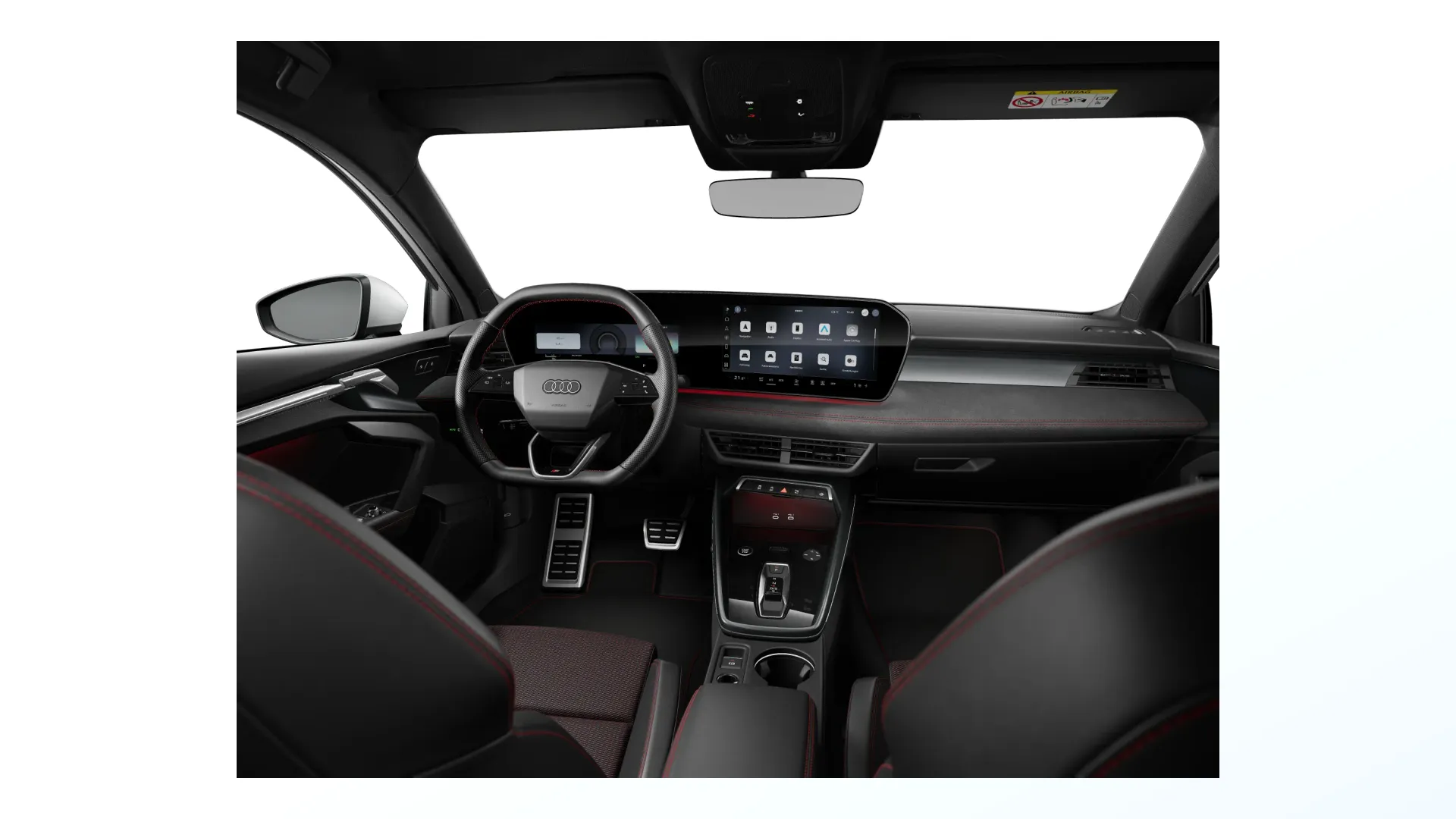 A3 Sportback, A3 Sportback, interiér černá, interiorfront