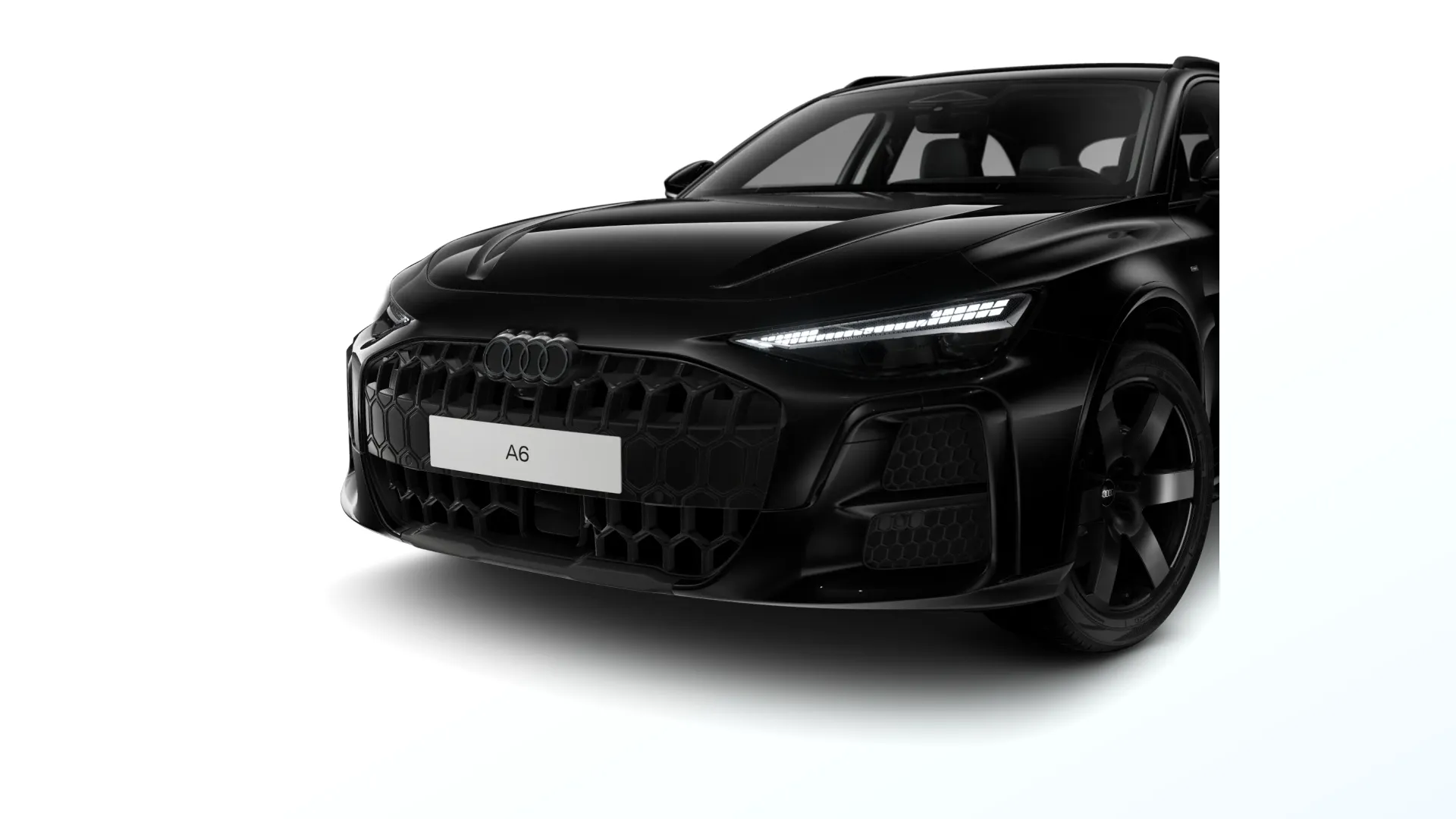 A6 allroad, A6 allroad, Černá Mythos, headlight