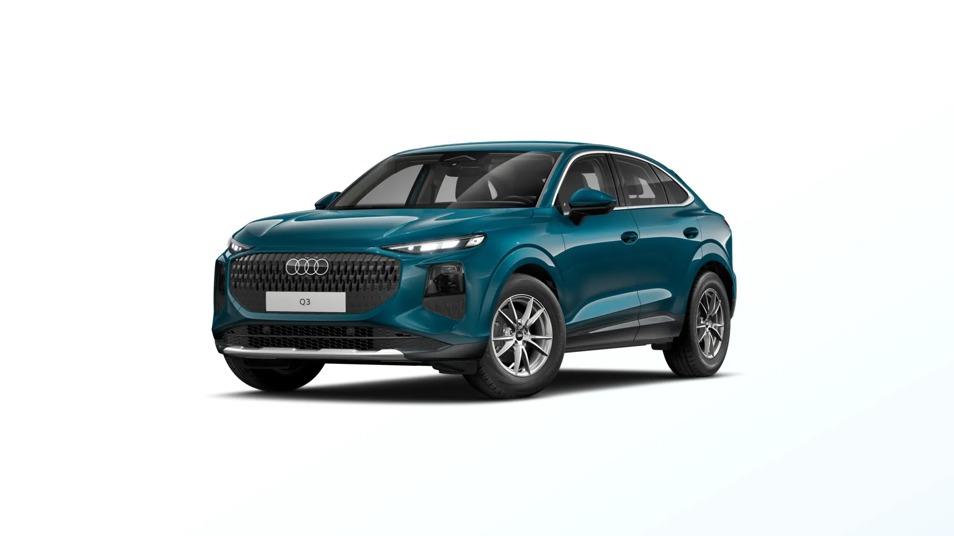 Q3 Sportback, Audi Q3, Modrá Malpelo, front
