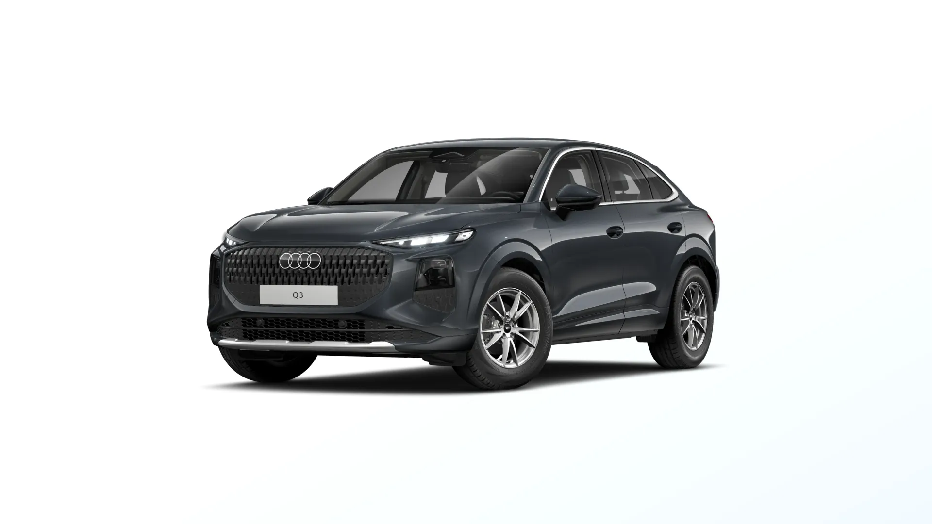 Q3 Sportback, Audi Q3, Šedá Tambora, front