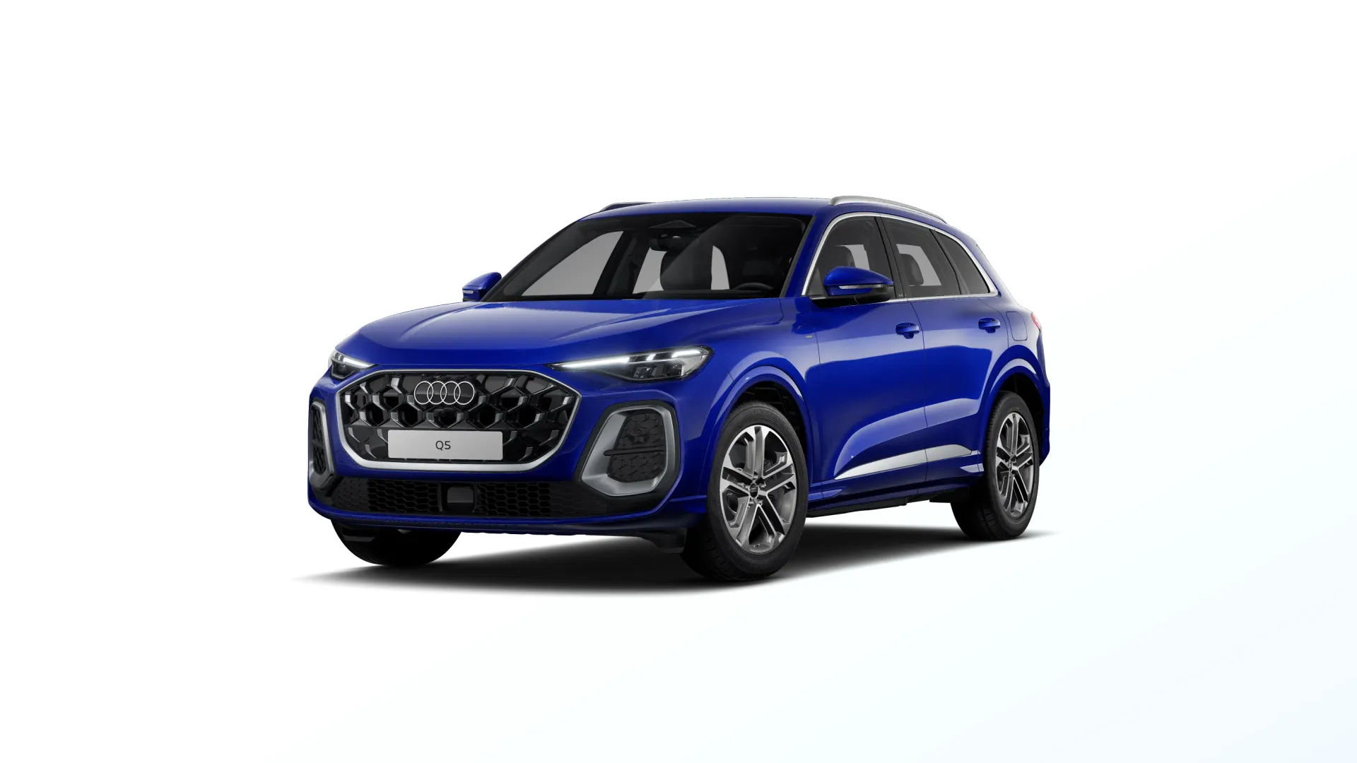 Q5, Audi Q5 e-hybrid, Modrá Ultra, front