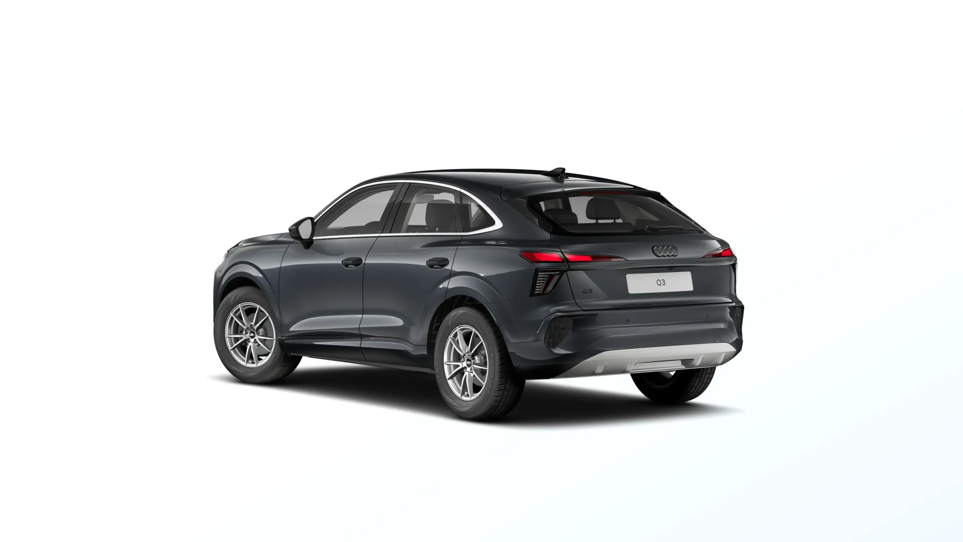 Q3 Sportback, Audi Q3, Šedá Tambora, back