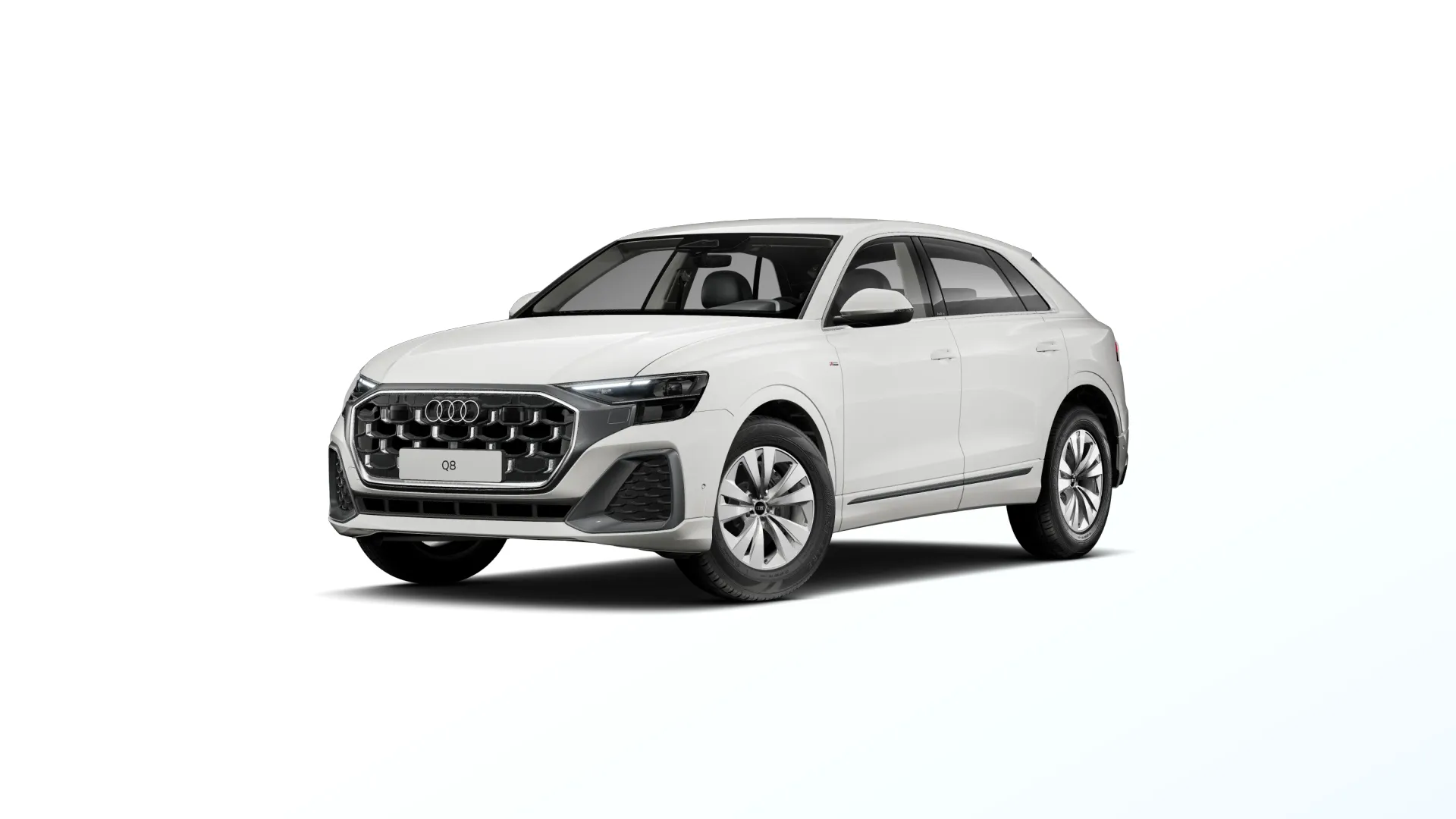 Q8 SUV, Q8 SUV, Bílá Carrara, front