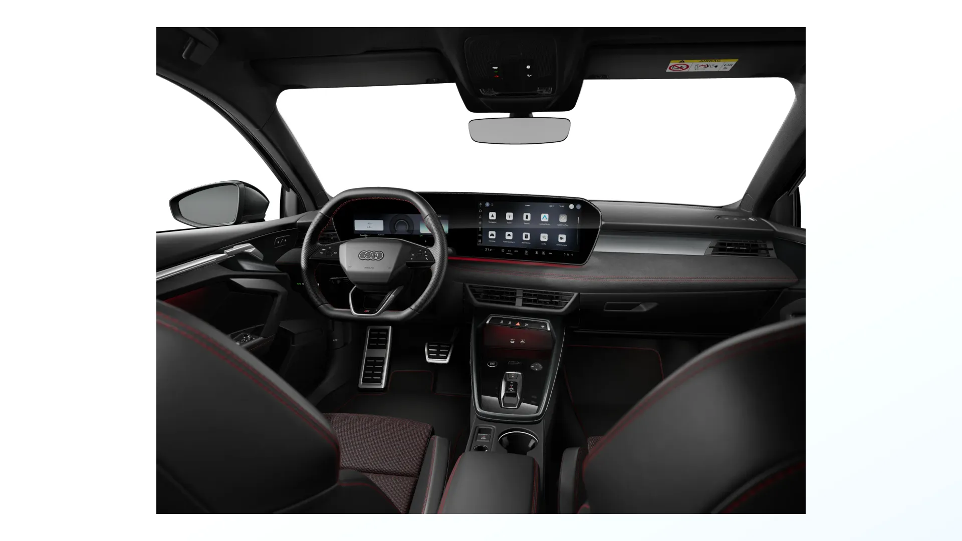 A3 allstreet, A3 allstreet, Černá Mythos, interiér černá, interiorfront