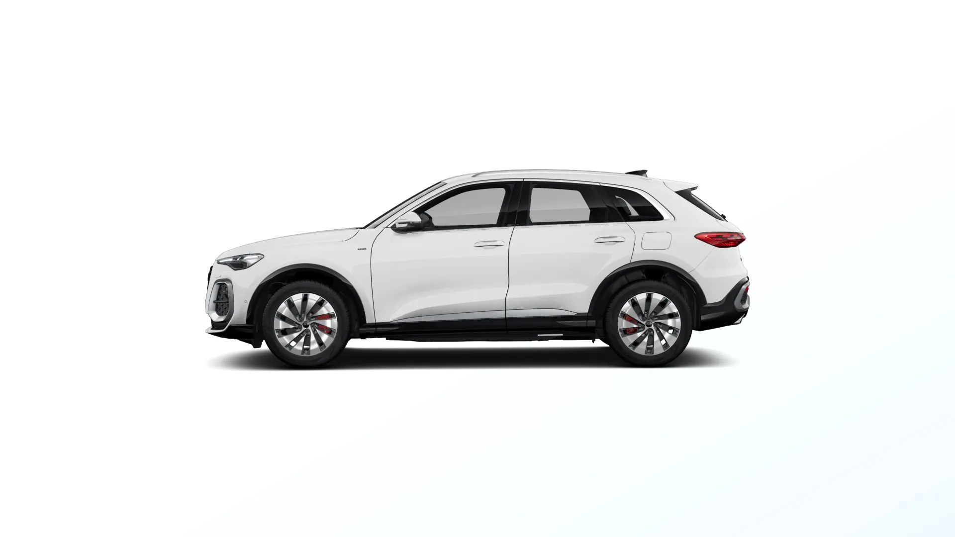 Q5, Audi Q5 S line e-hybrid, Bílá Arkona, side