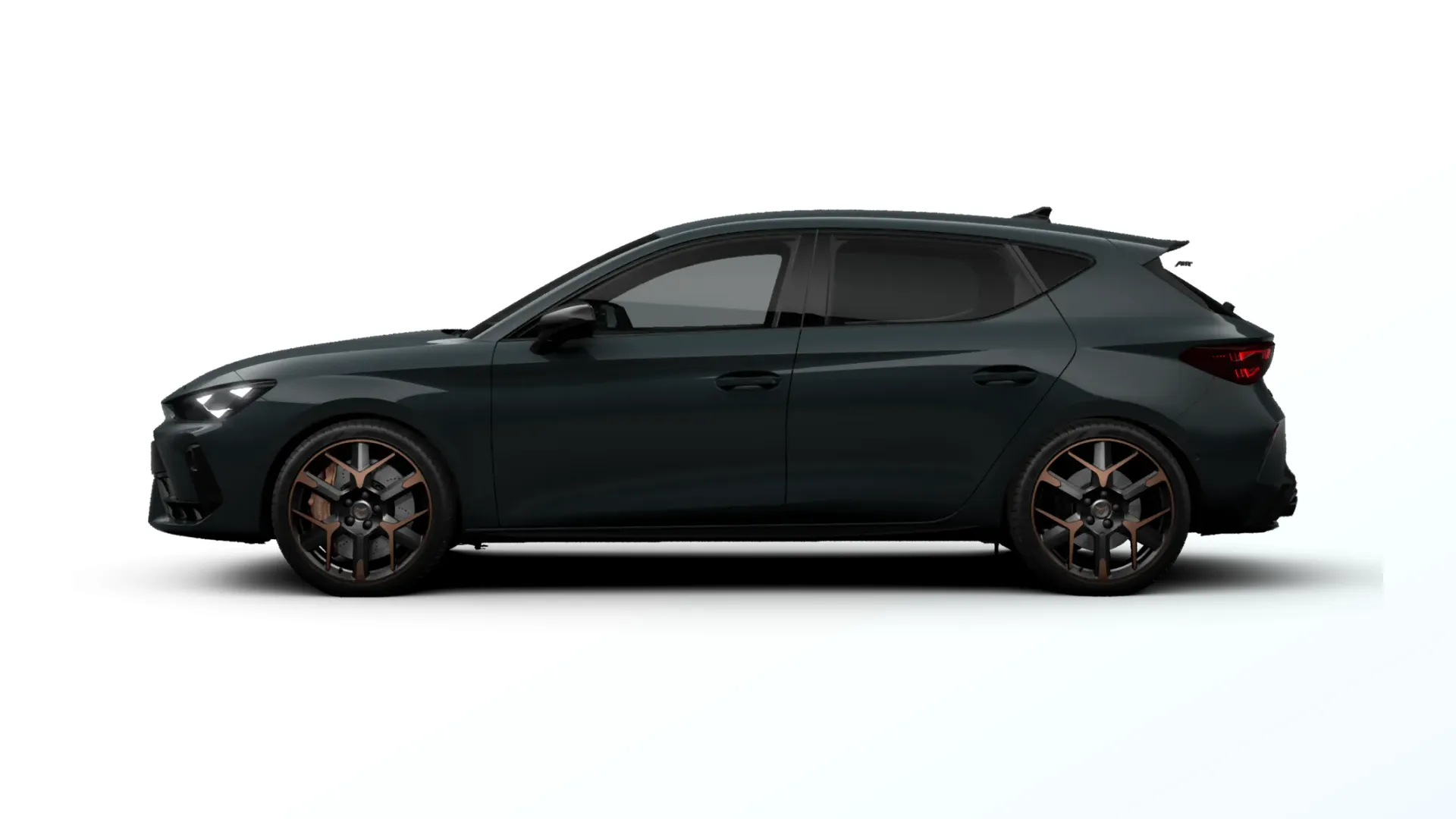 CUPRA Leon, VZ Extreme, Fiord modrá, side