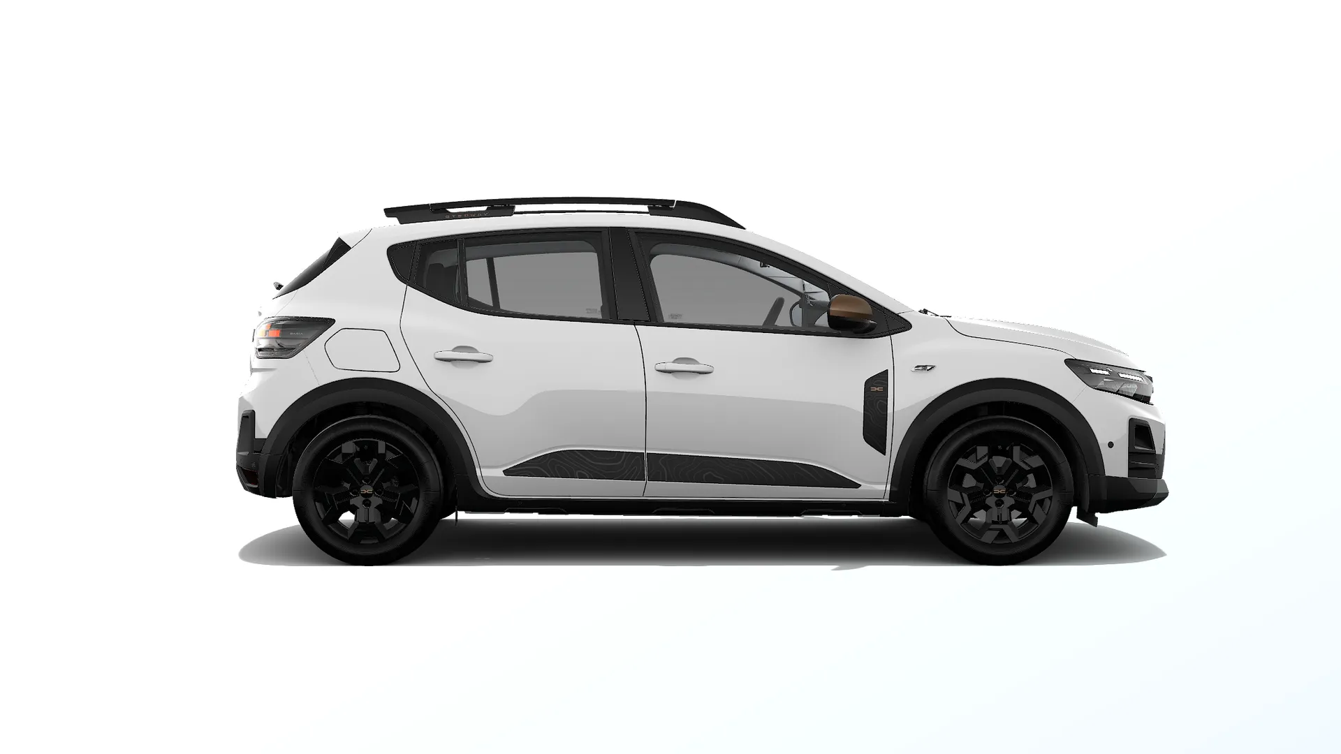 Sandero Stepway, Extreme, bílá Glacier, front