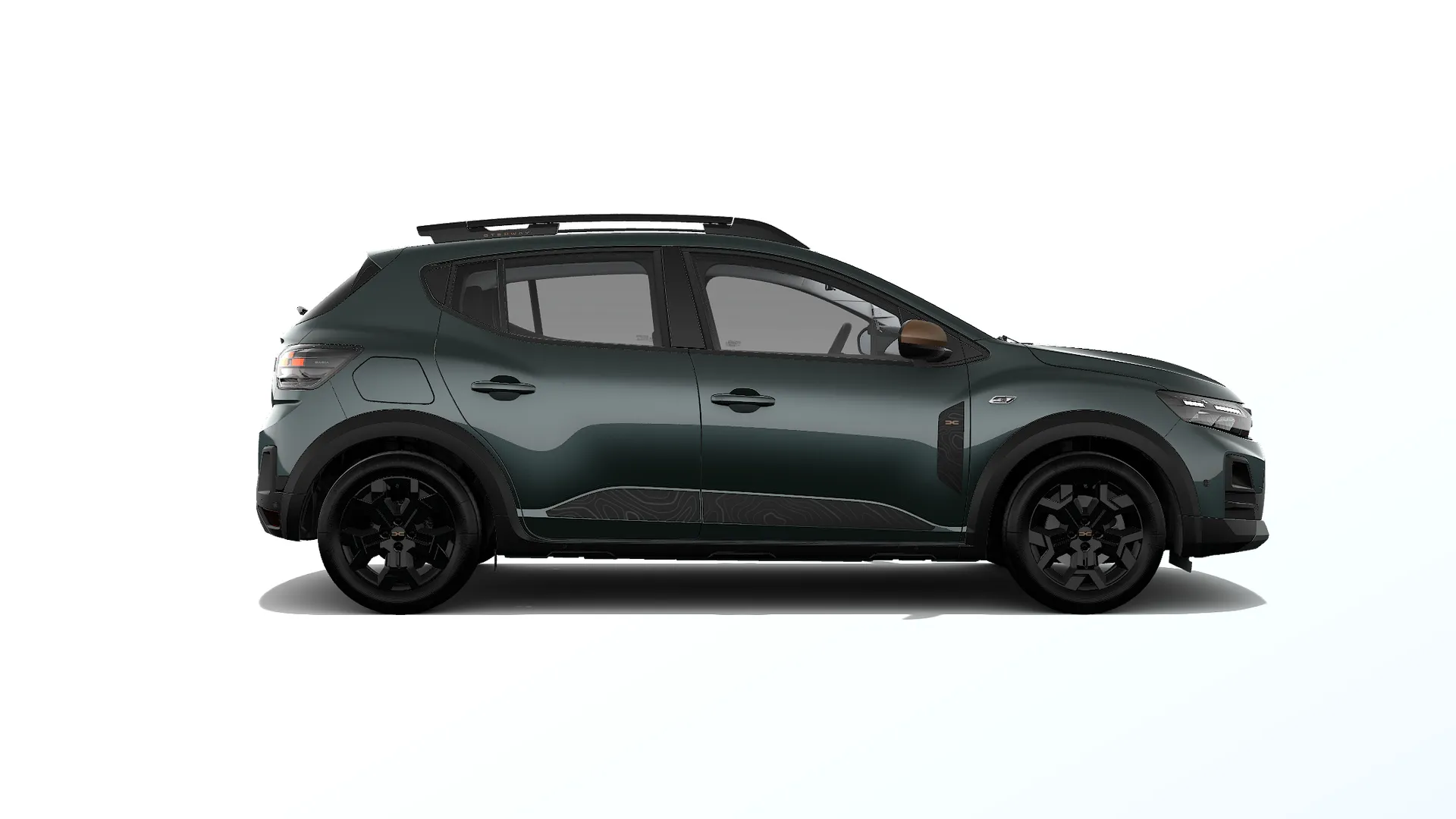 Sandero Stepway, Extreme, zelená Cèdre, front