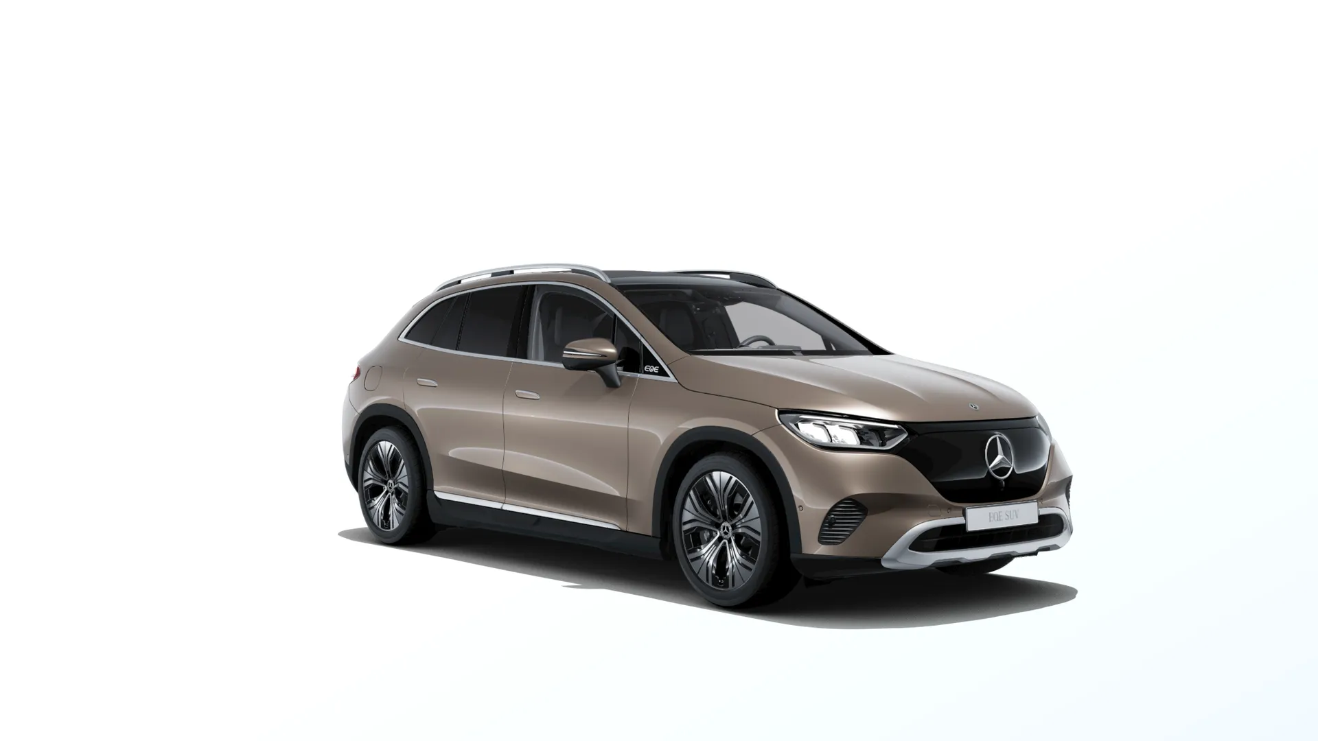 EQE SUV (X294), Linie Electric Art exteriér, Metalická hnědá velvet, front