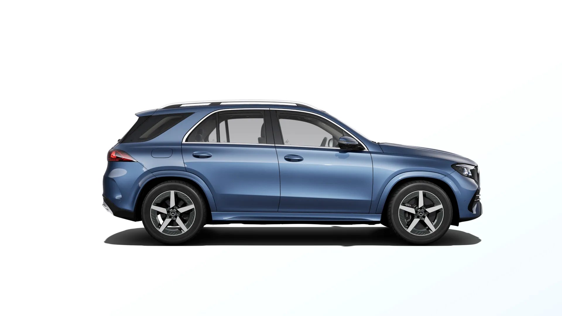 GLE (V167-fl2), Linie AMG, Metalická modrá sodalite, side