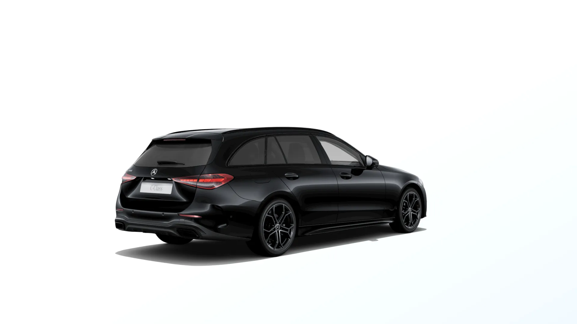Třída C kombi (S206-fl), Linie AMG Plus, Nemetalická černá, rear