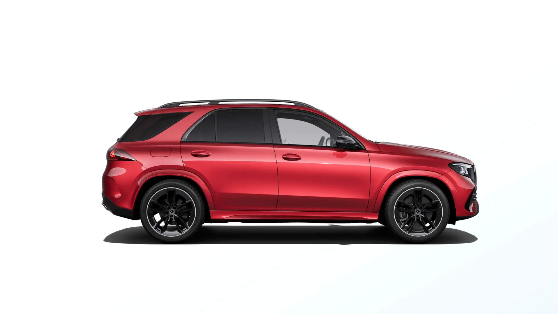GLE (V167-fl2), Linie AMG Plus, Červená patagonia bright MANUFAKTUR, side