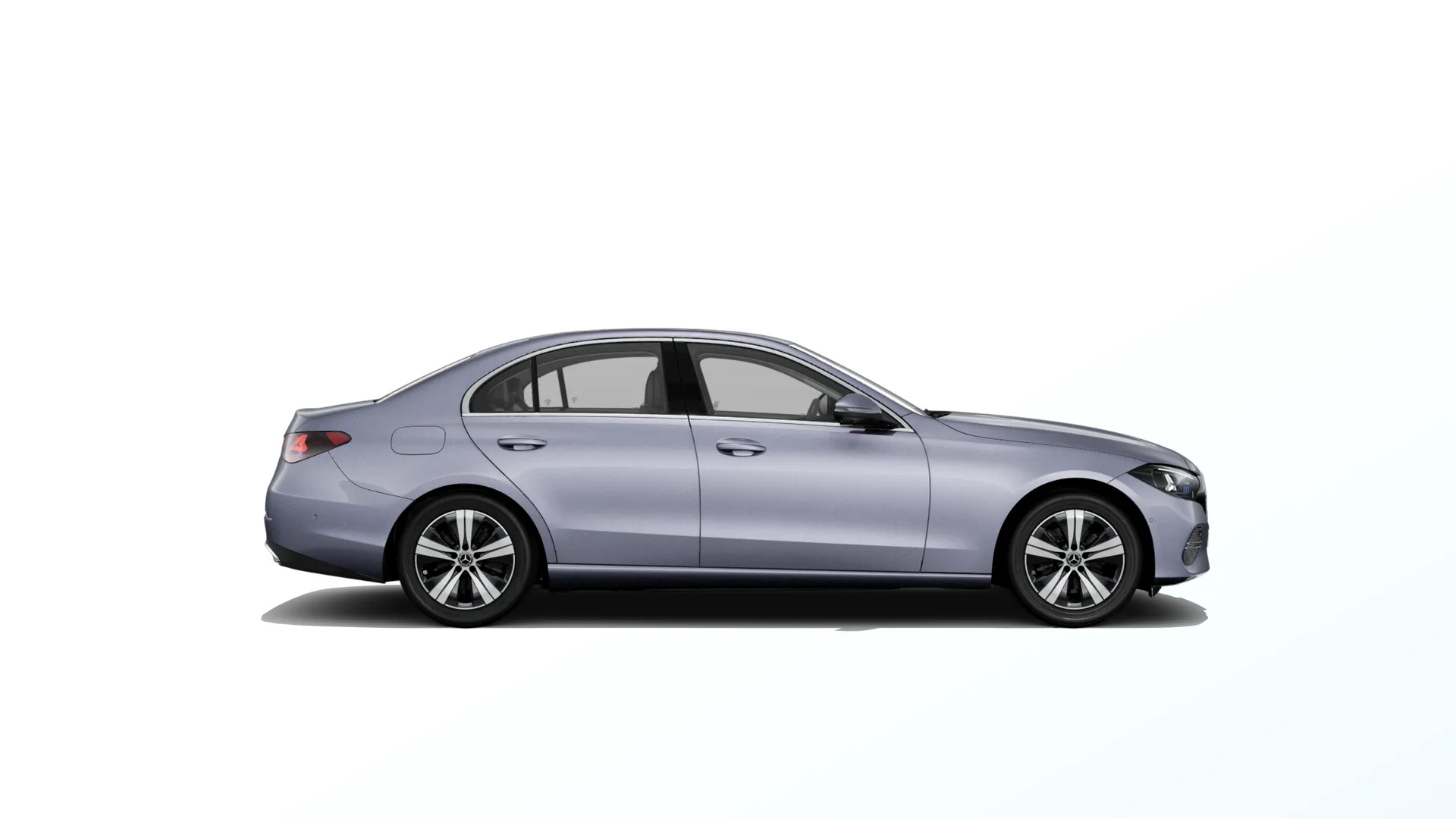 Třída C sedan (W206-fl), Linie AVANTGARDE, Metalická stříbrná Lavender, side