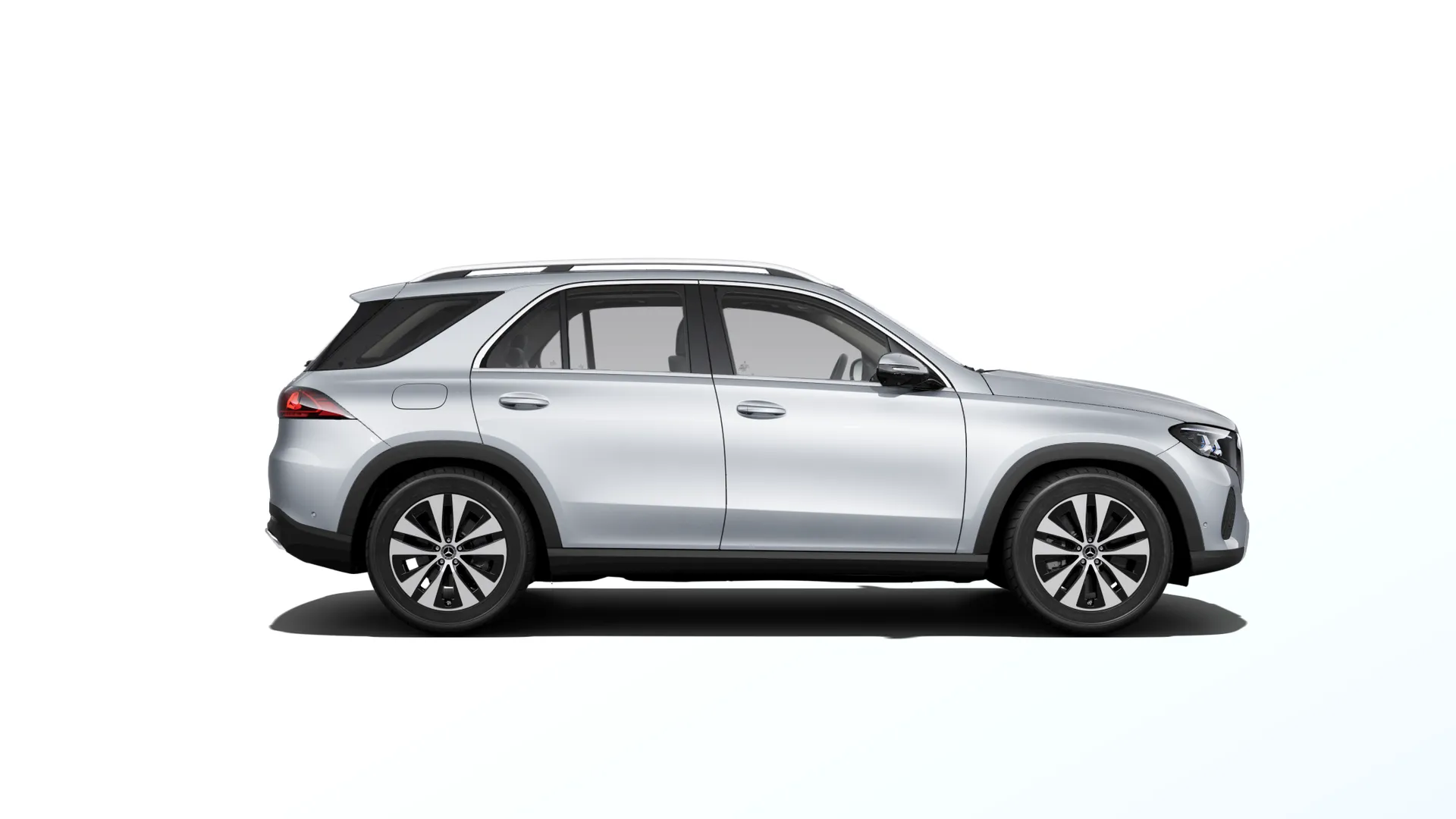 GLE (V167-fl2), Základní provedení, Metalická stříbrná high-tech, side