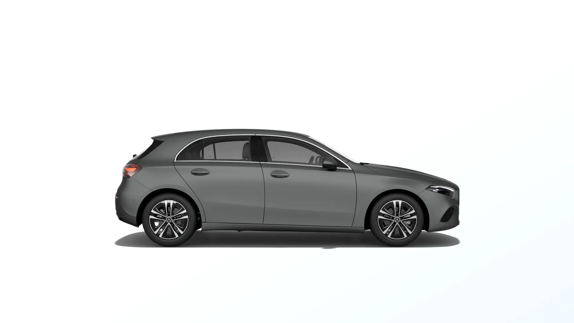 Třída A hatchback (W177-fl), Linie Progressive, Magno šedá mountain MANUFAKTUR, side