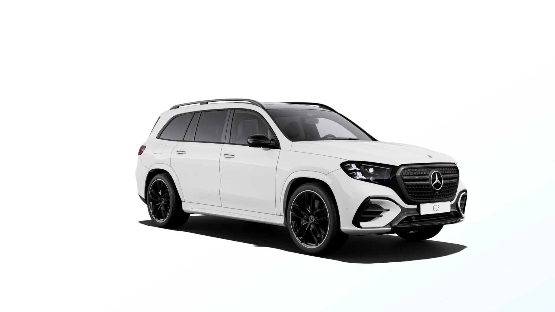 GLS (X167-fl2), Linie AMG, Nemetalická bílá polar, front