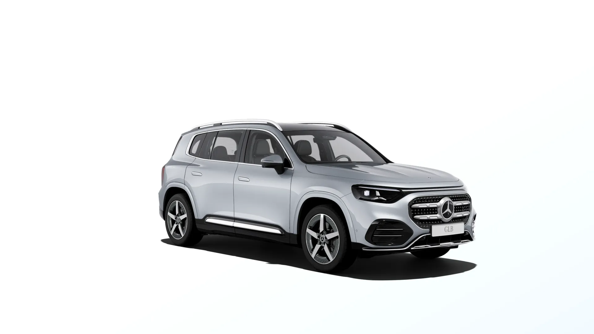 GLB (X248), Linie AMG, Metalická stříbrná high-tech, front
