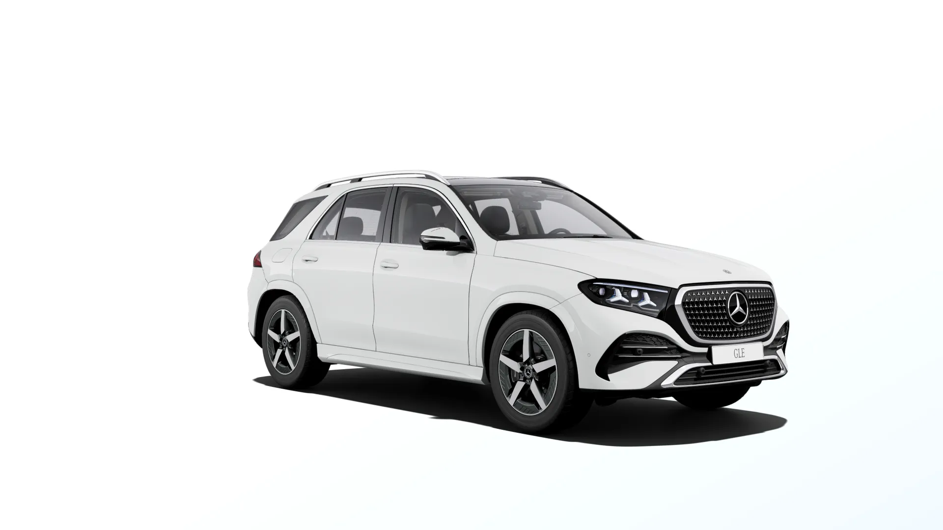 GLE (V167-fl2), Linie AMG, Nemetalická bílá polar, front