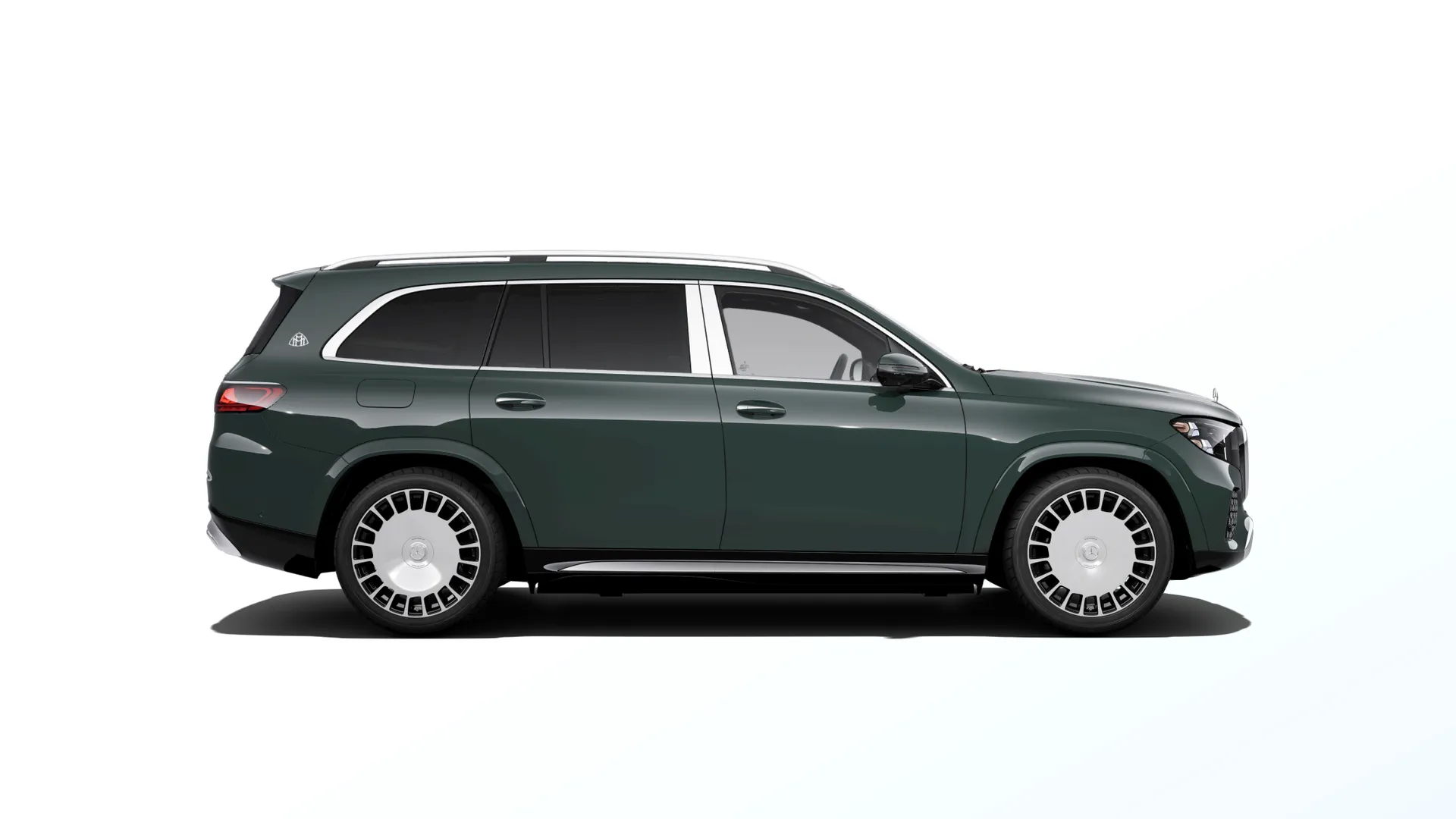 Mercedes-Maybach GLS (X167-fl2), Ozdobné výplně interiéru Exclusive, Nemetalická dark petrol, side