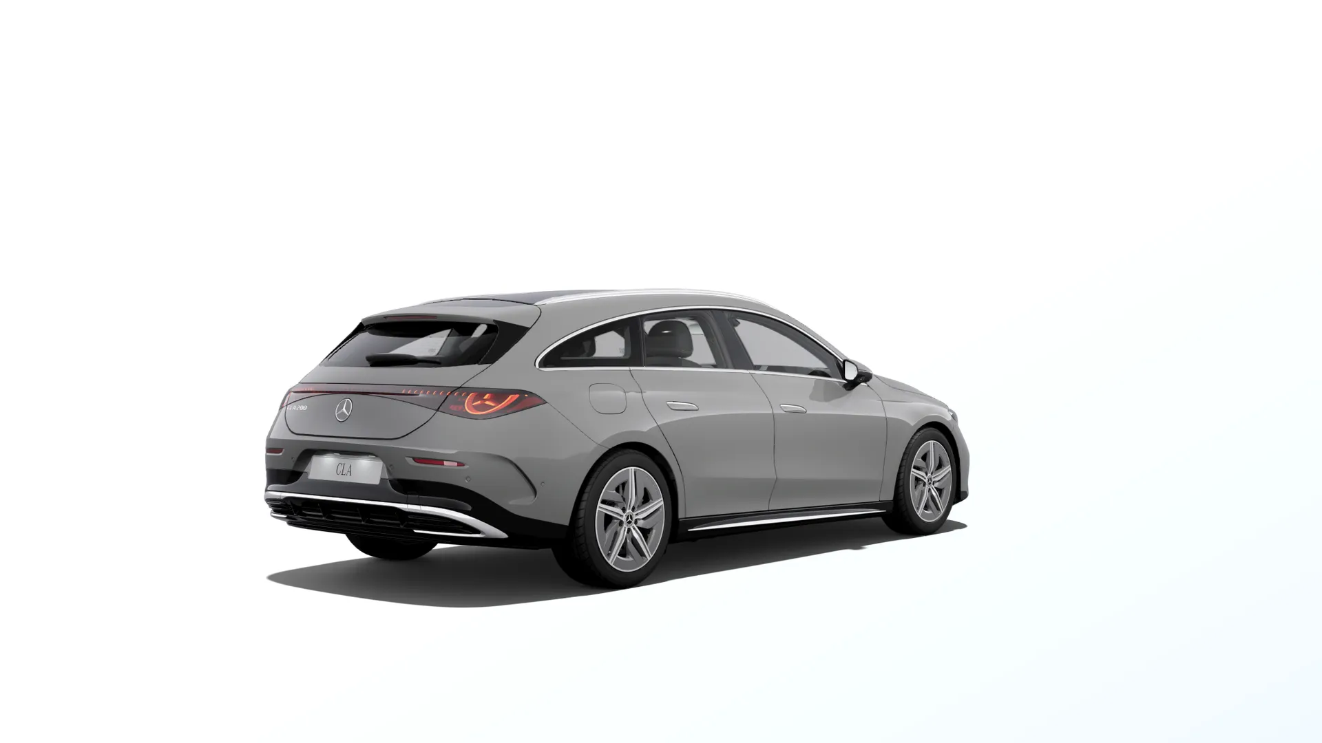 CLA Shooting Brake (X174), Linie AMG, Nemetalická šedá alpine MANUFAKTUR, rear
