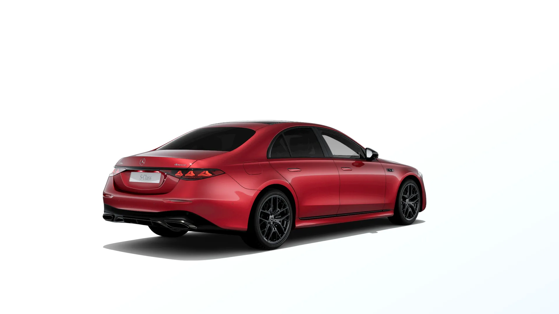 Třída S (W223-fl), Linie AMG Plus, Červená patagonia bright MANUFAKTUR, rear