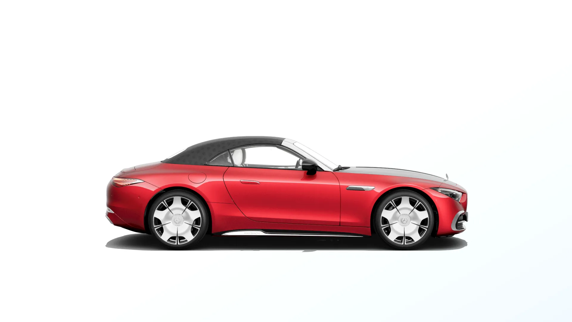 Mercedes-Maybach SL Monogram Series (Z232), Základní provedení, Metalická červená garnet MANUFAKTUR, side