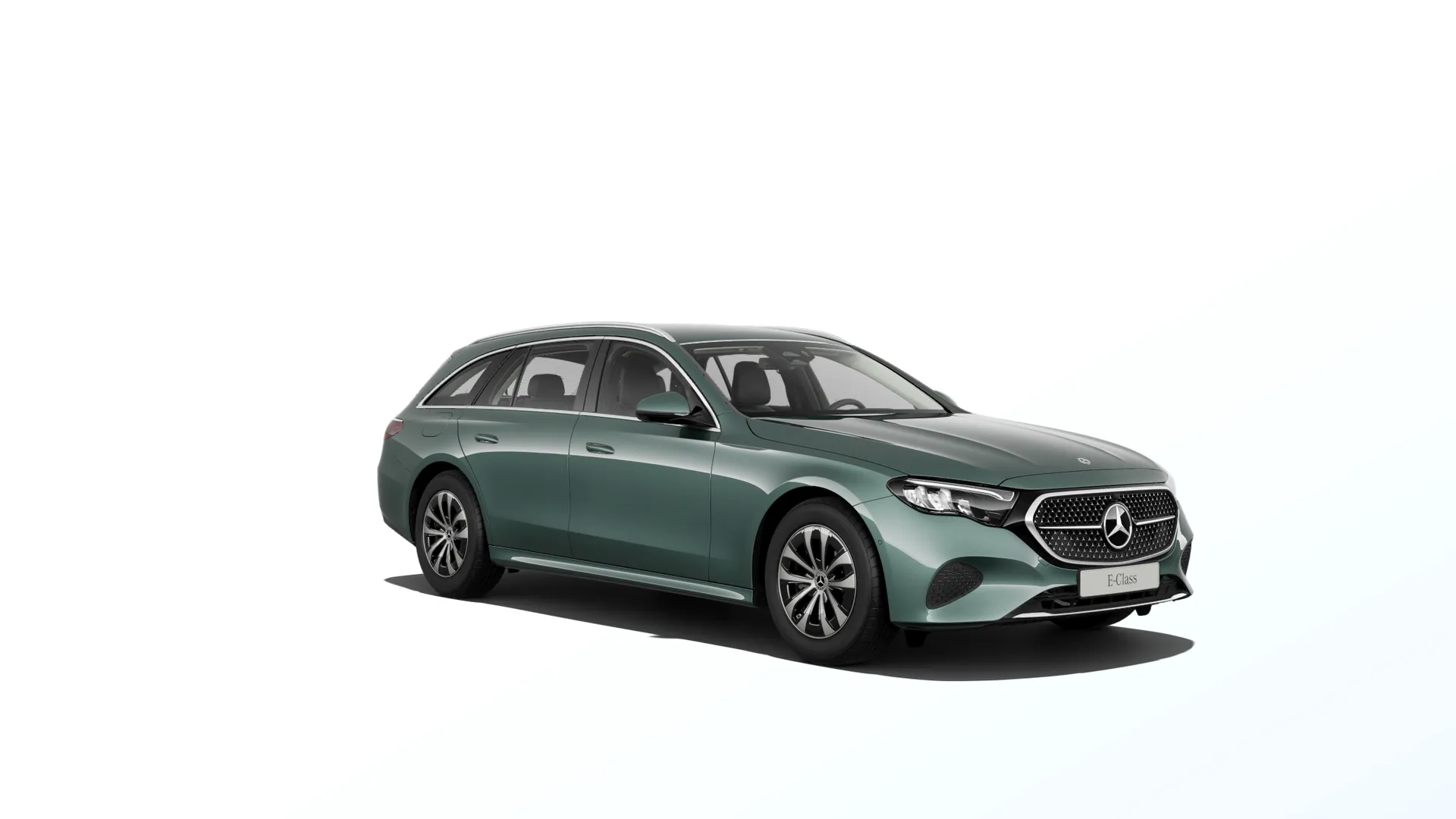 Třída E kombi (S214), Linie AVANTGARDE exteriér, Metalická stříbrná verde, front