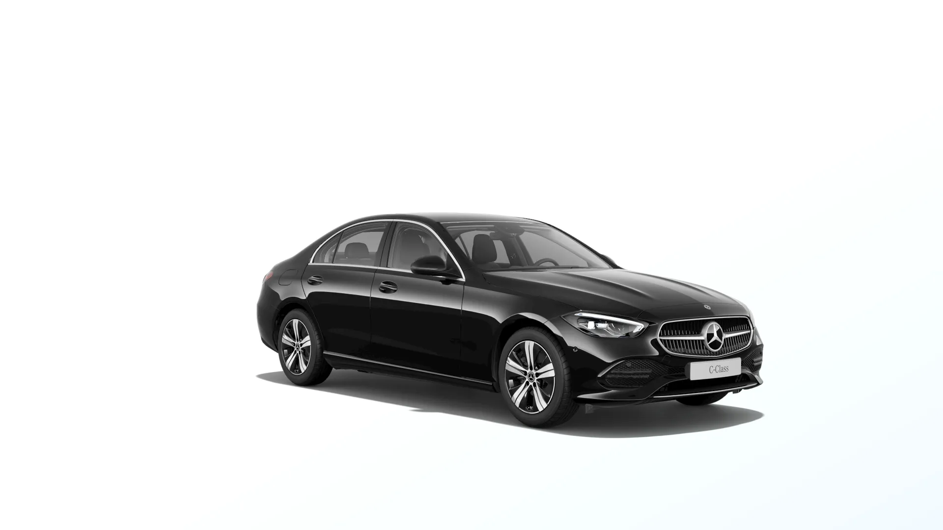 Třída C sedan (W206), Linie AVANTGARDE exteriér, Nemetalická černá, front