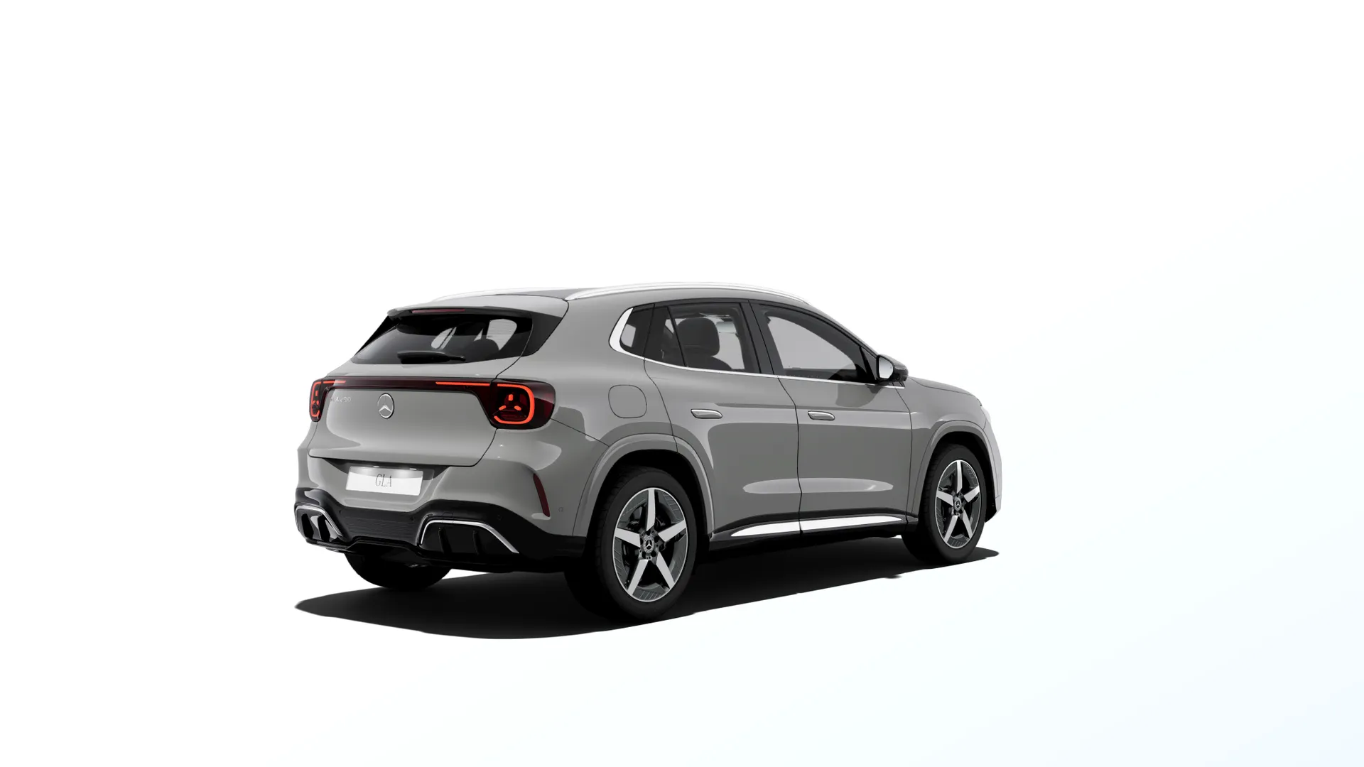 GLA (H244), Linie AMG, Nemetalická šedá alpine MANUFAKTUR, rear