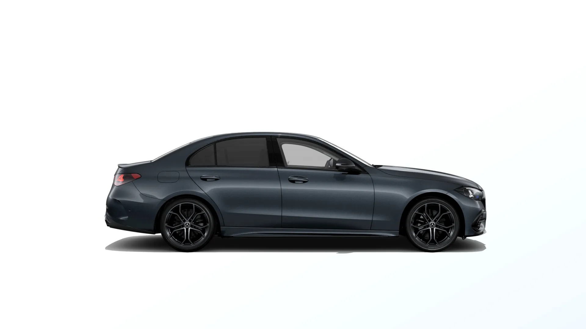 Třída C sedan (W206-fl), Linie AMG Plus, Metalická šedá moody sky, side